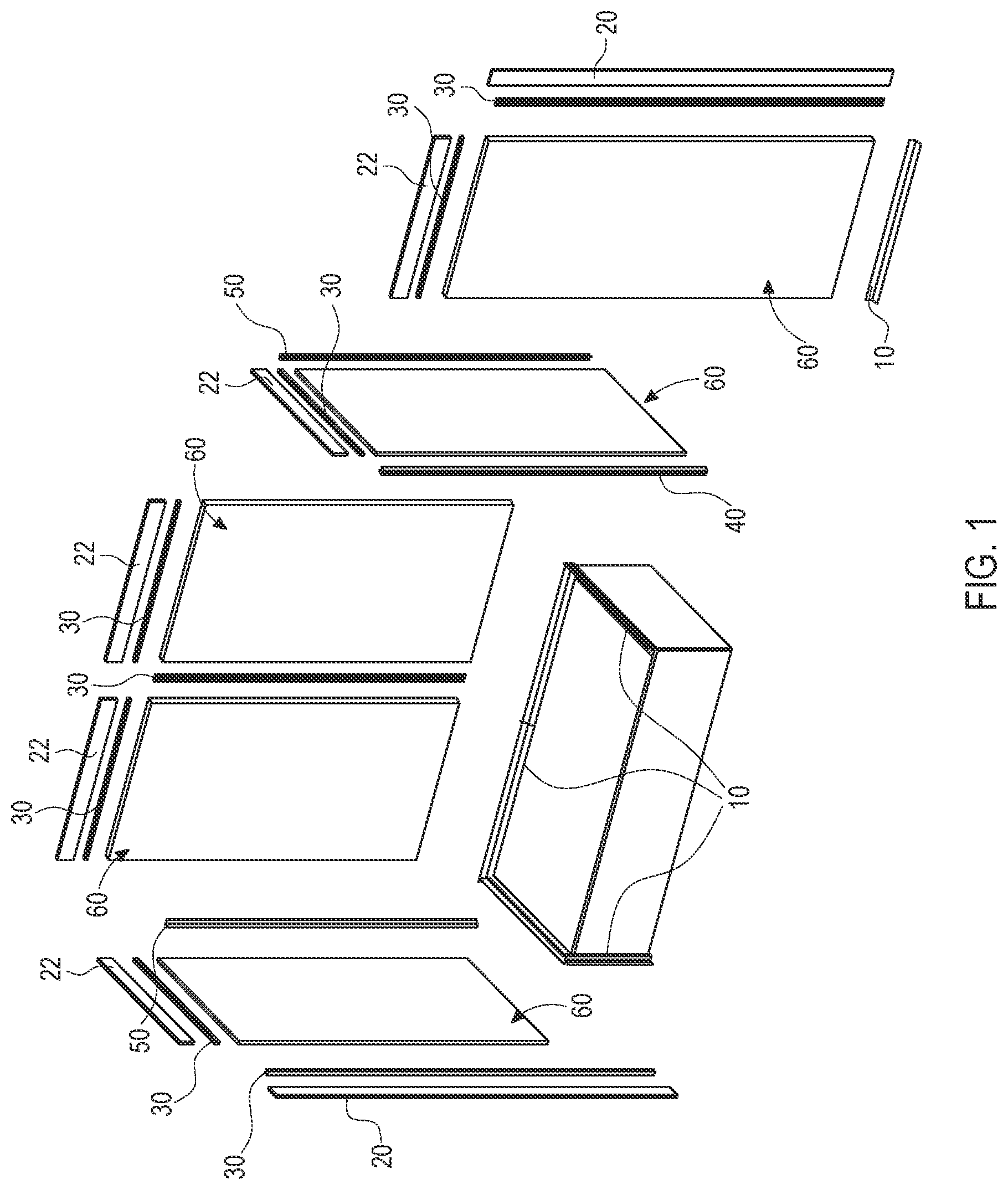 Patent US11773600 Figure 1 – Wall paneling system