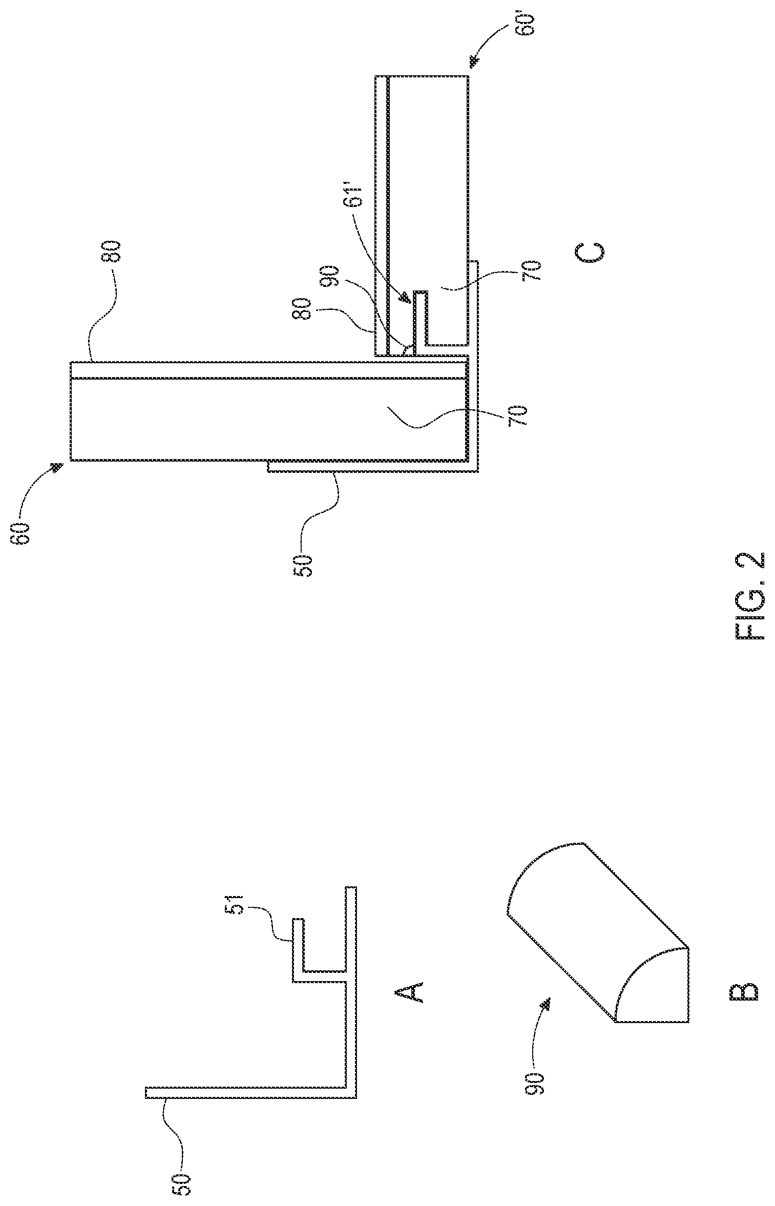 Patent US11773600 Figure 2 – Wall paneling system
