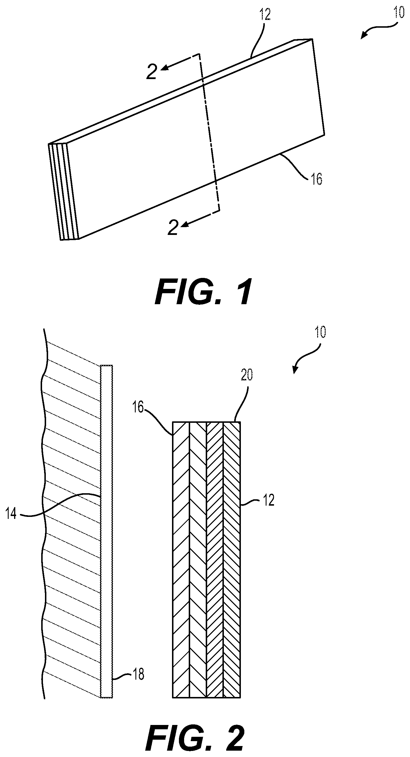 Patent US11773601 — Polymer composite building product and method of fabrication — Figure 1