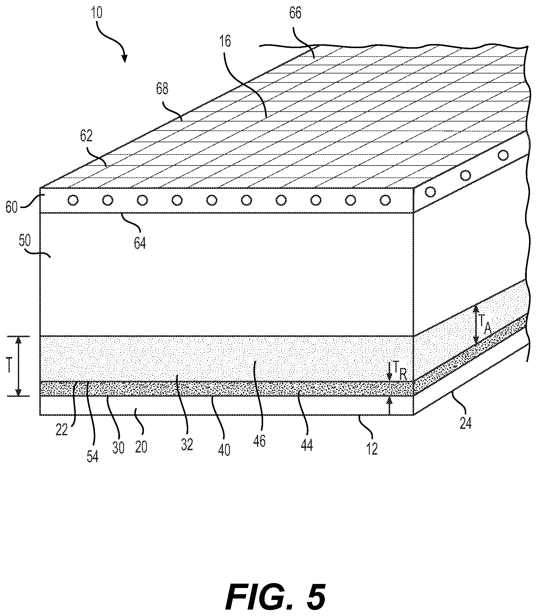 Patent US11773601 Figure 4 – Polymer composite building product and method of fabrication