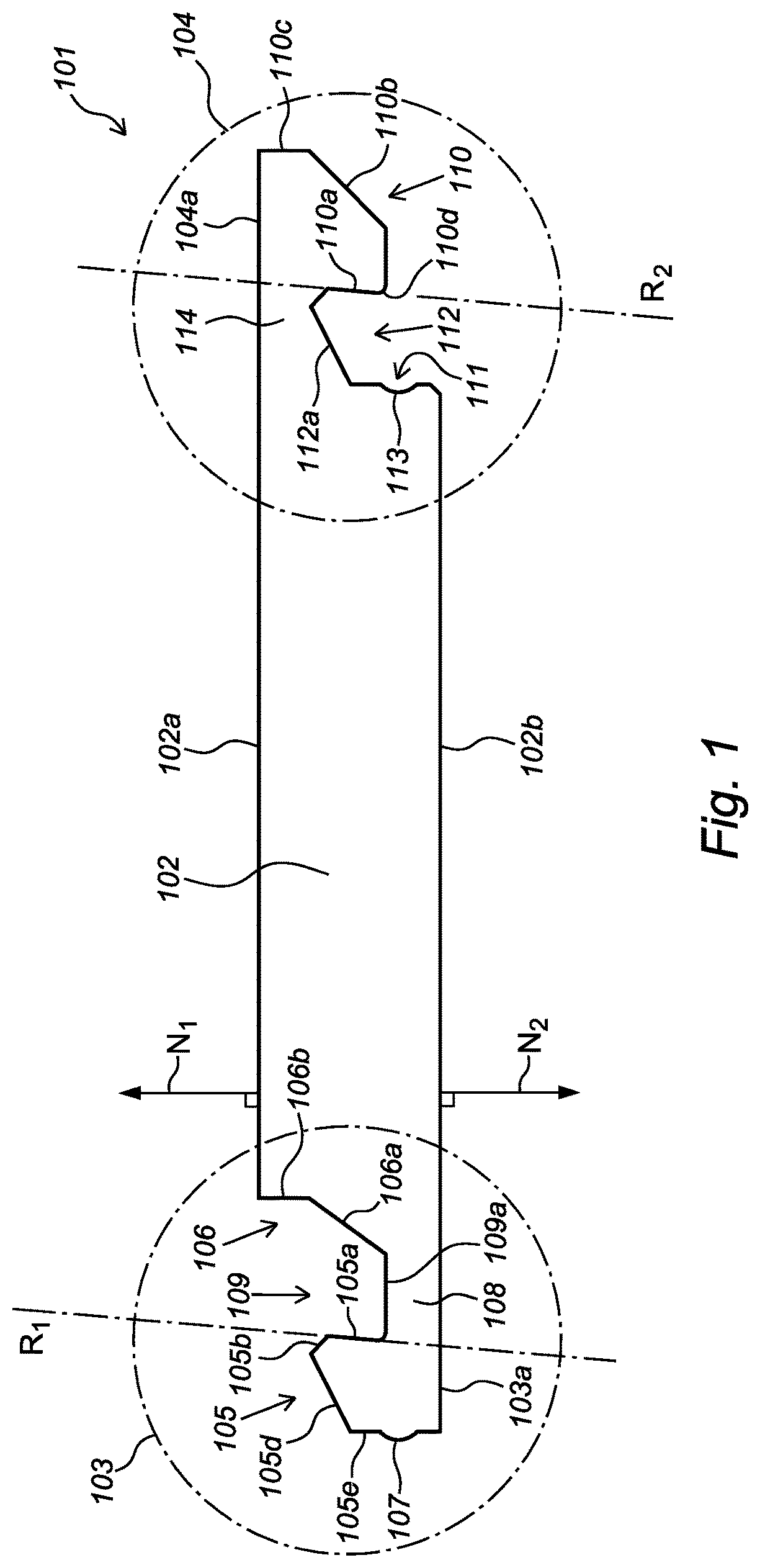 Patent US11773602 Figure 1 – Multi-purpose tile system