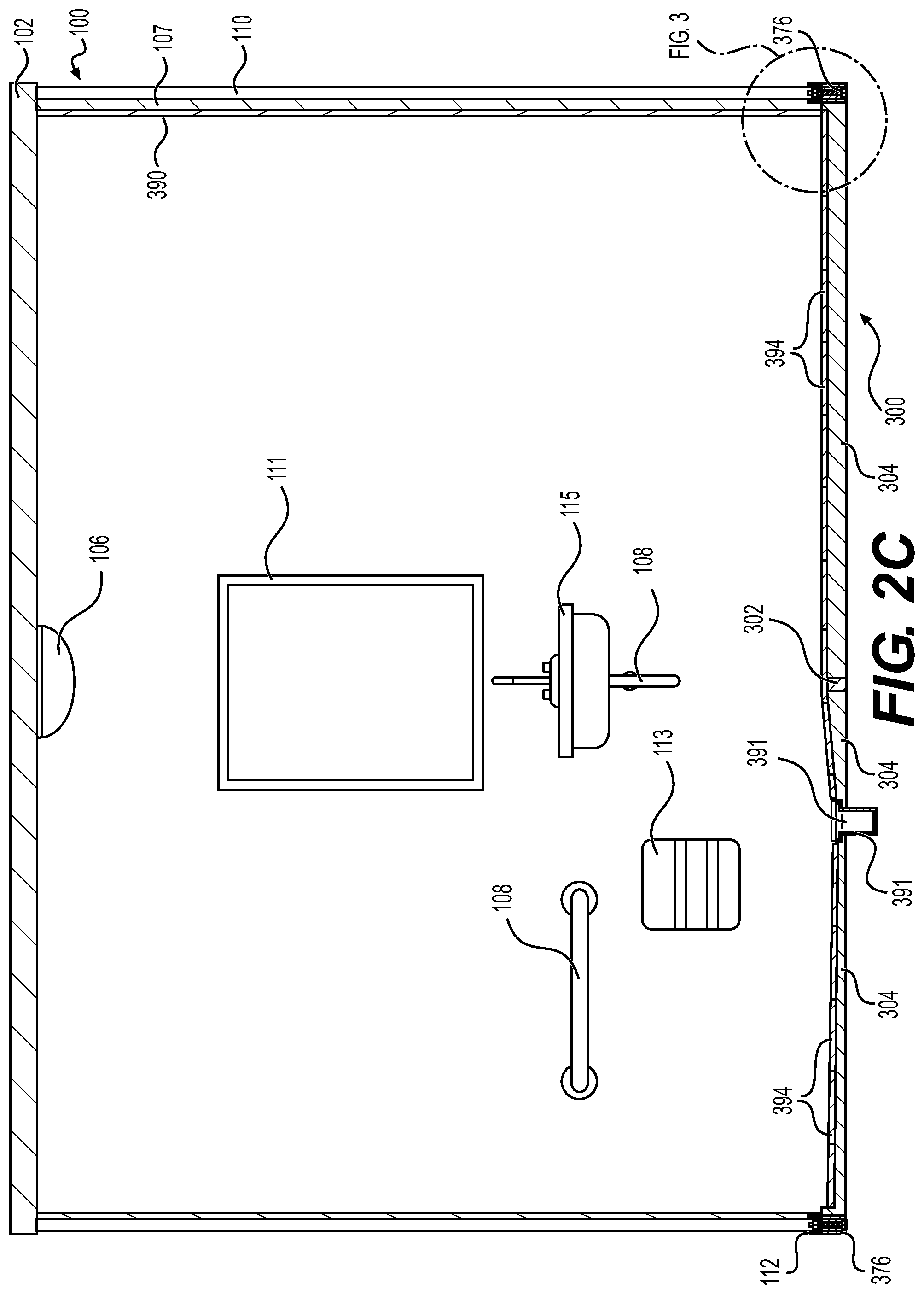 Patent US11773603 Figure 4 – Reinforced floors for modular bathrooms