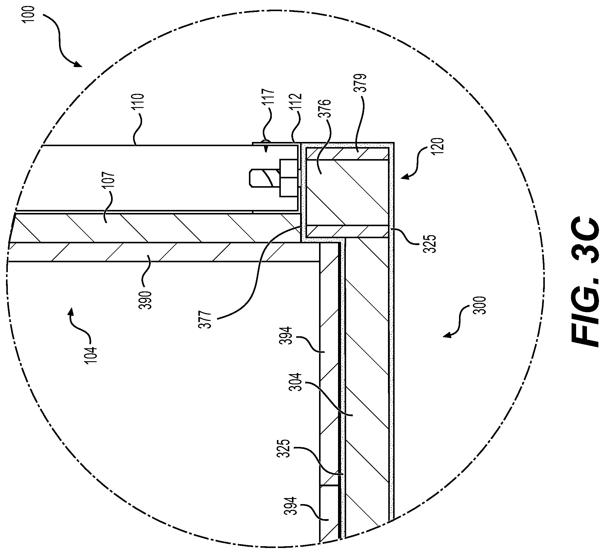 Patent US11773603 Figure 8 – Reinforced floors for modular bathrooms