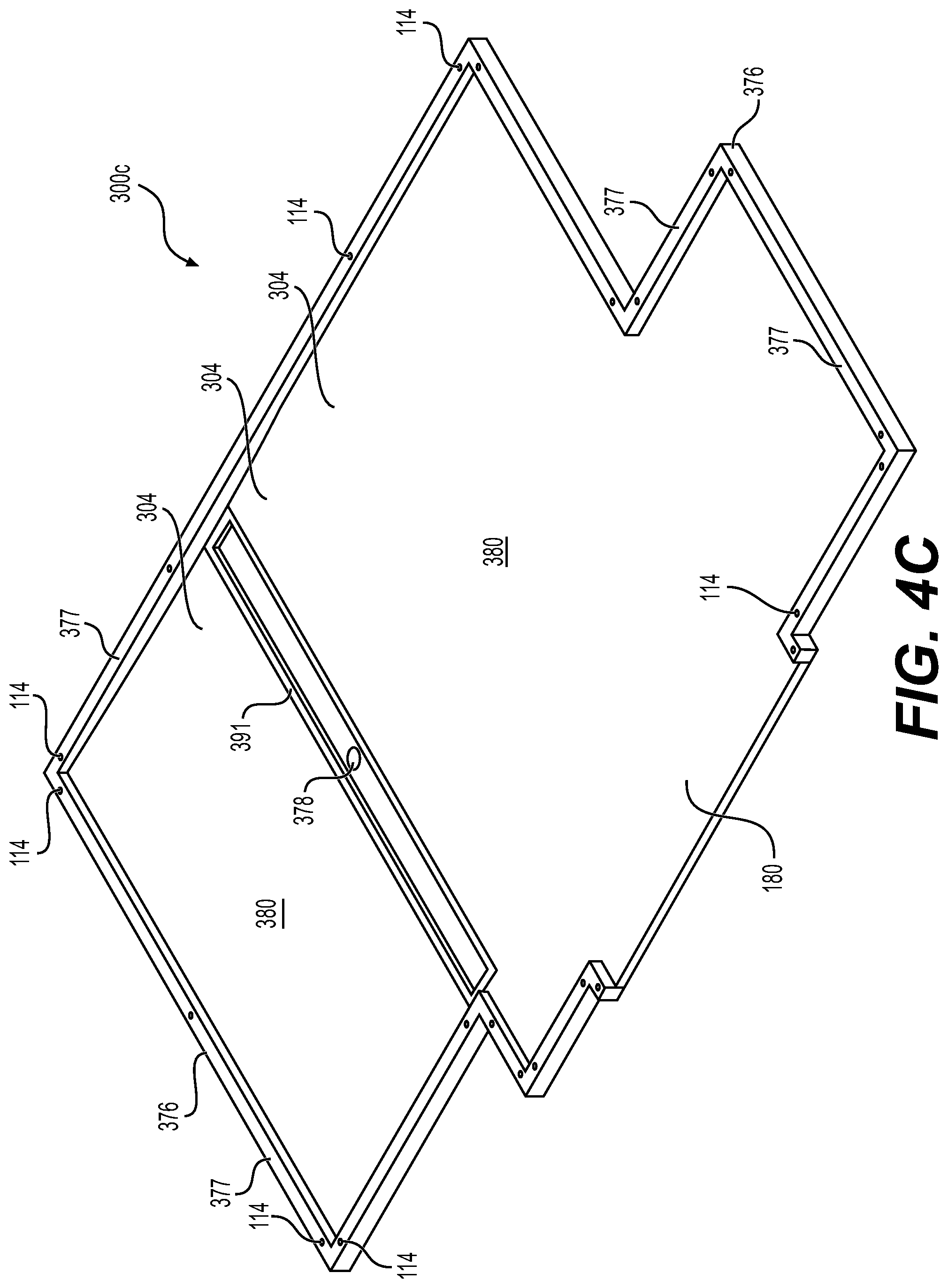 Patent US11773603 Figure 12 – Reinforced floors for modular bathrooms