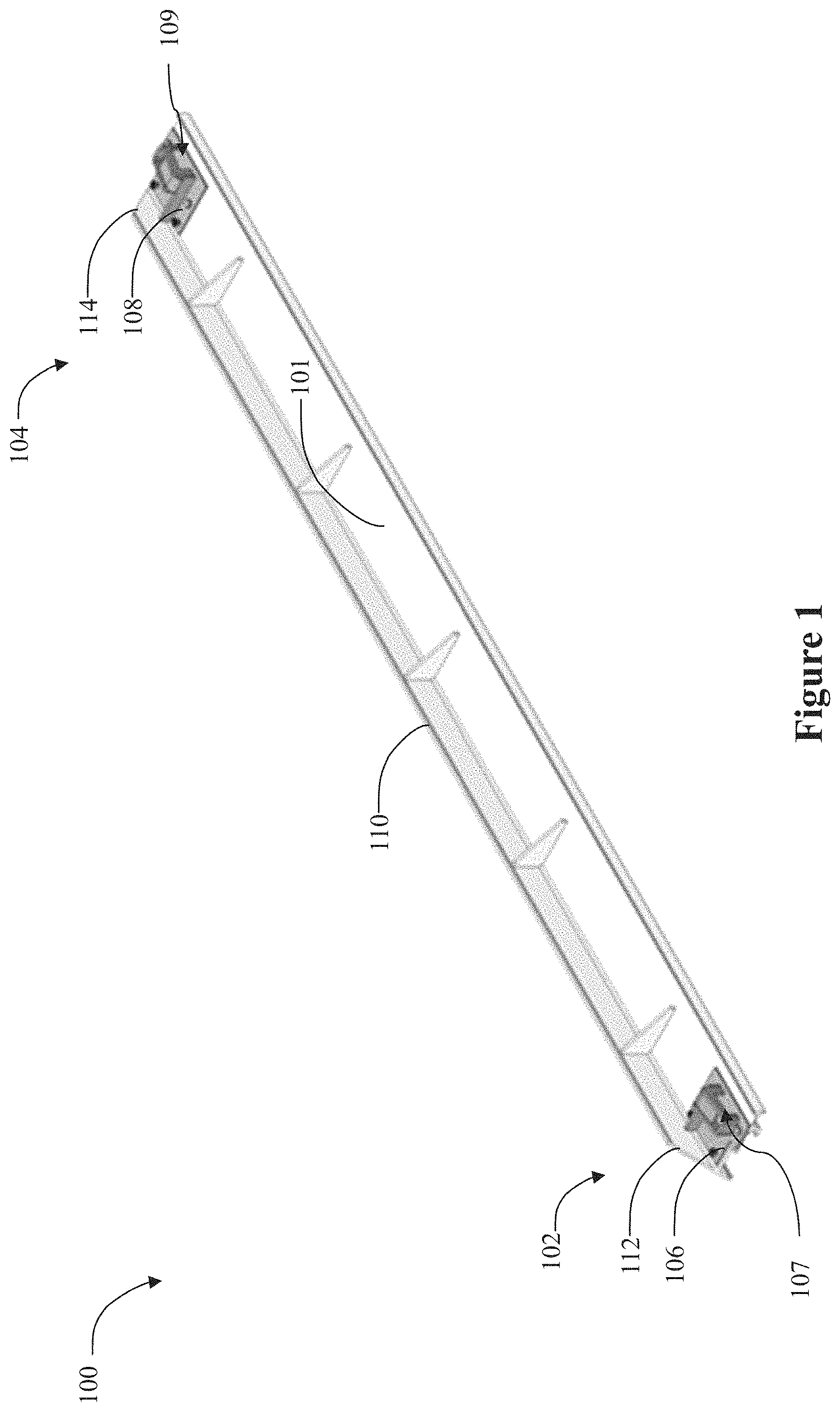 Patent US11773607 Figure 1 – Filler beam assembly