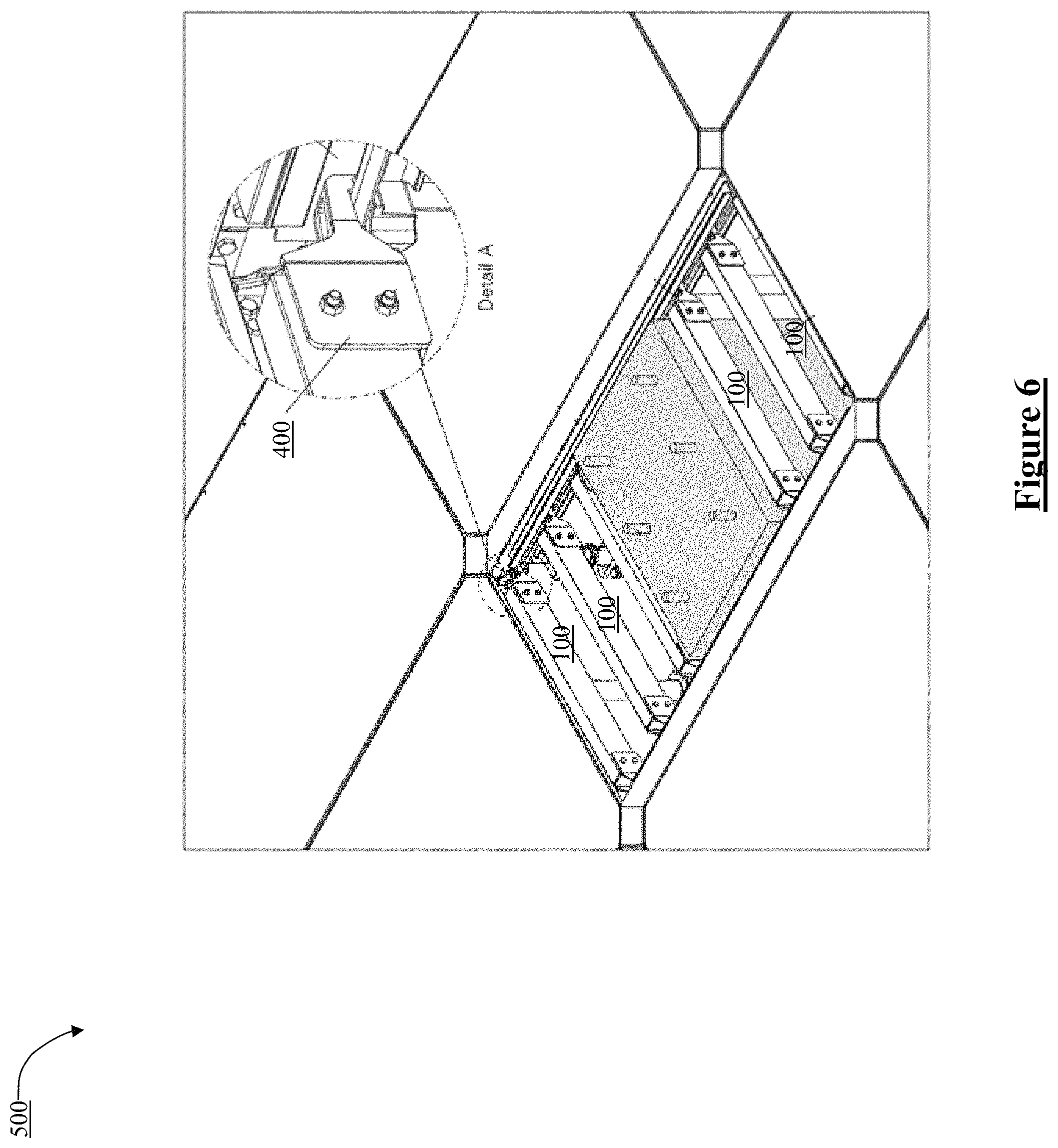 Patent US11773607 Figure 6 – Filler beam assembly