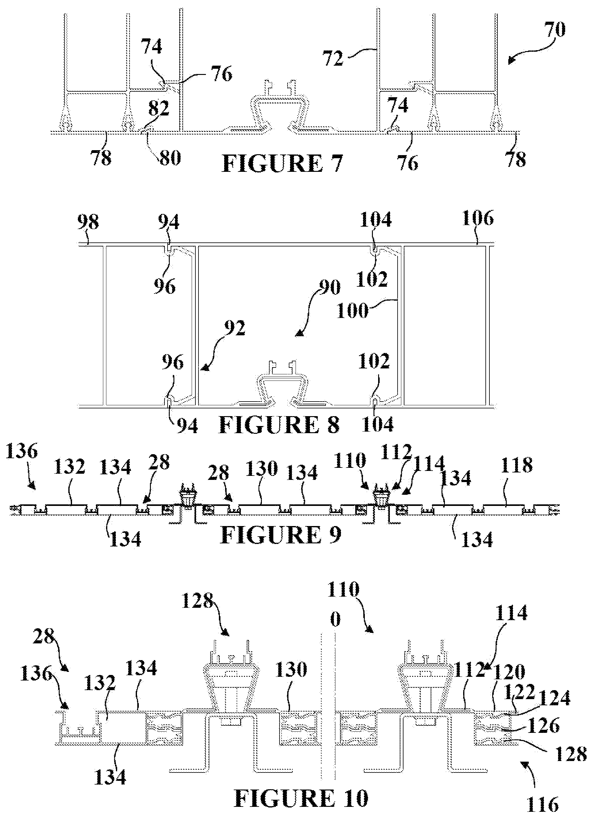 Patent US11773608 Figure 3 – Support structure assembly