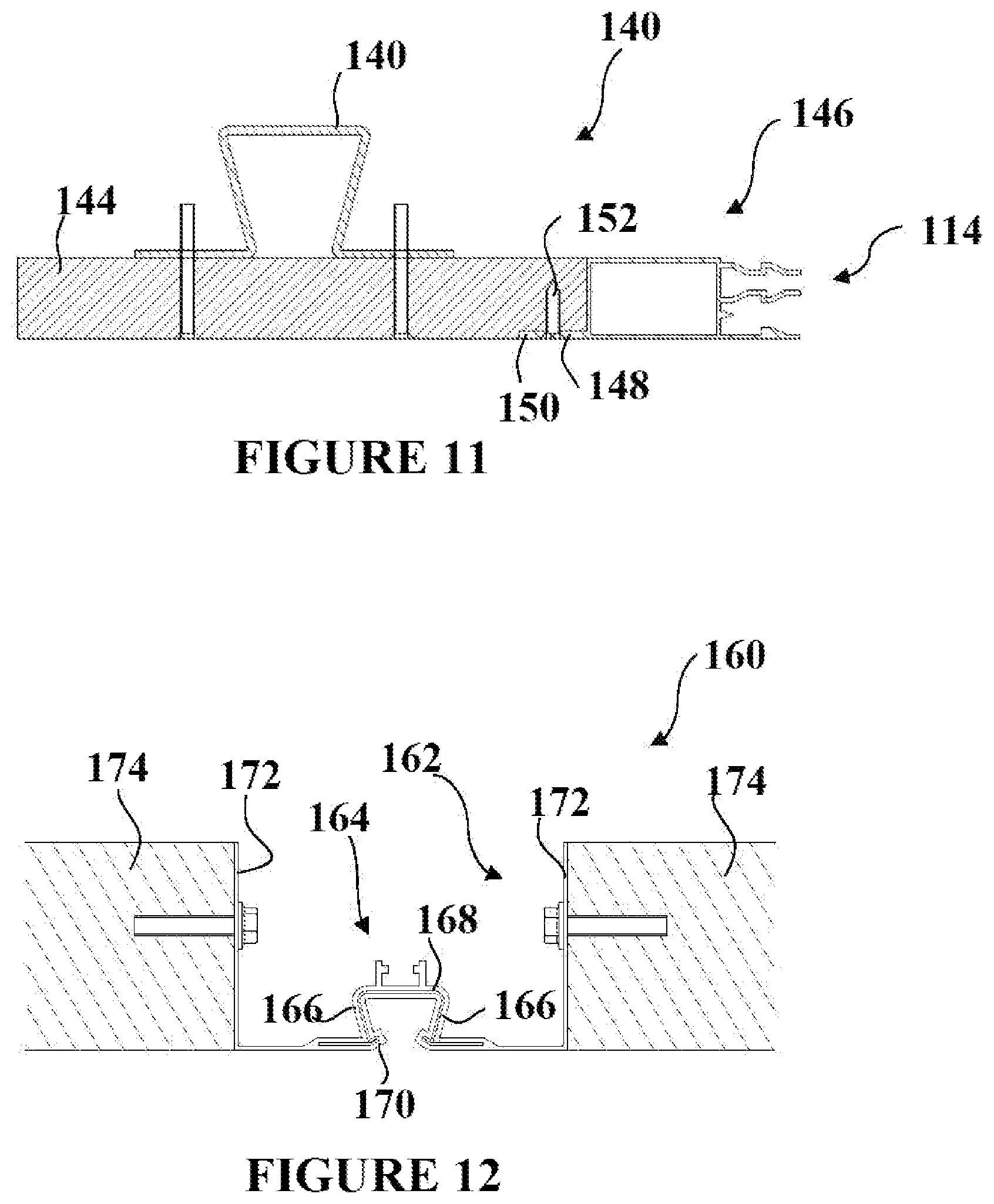 Patent US11773608 Figure 4 – Support structure assembly