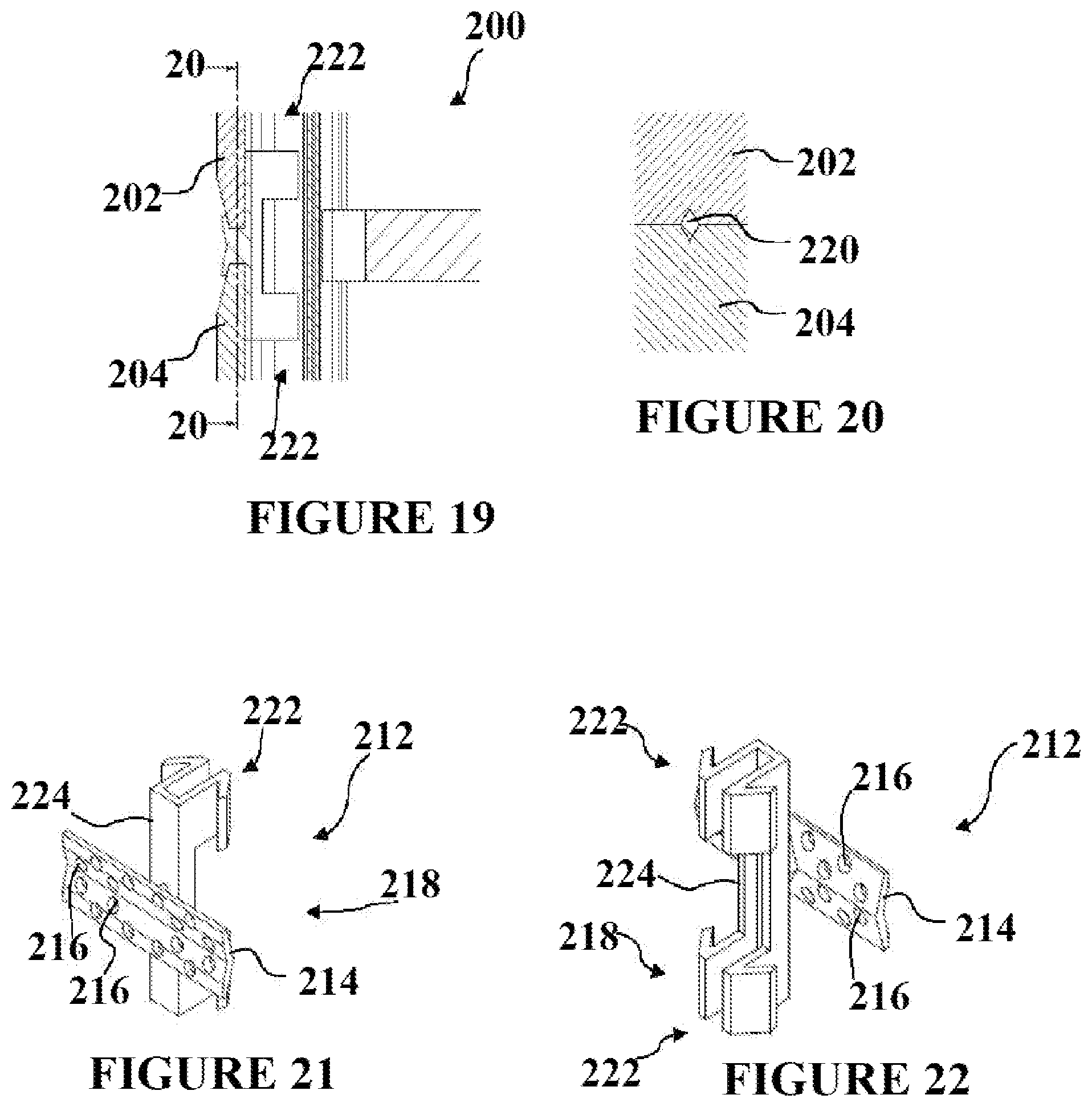 Patent US11773608 Figure 7 – Support structure assembly