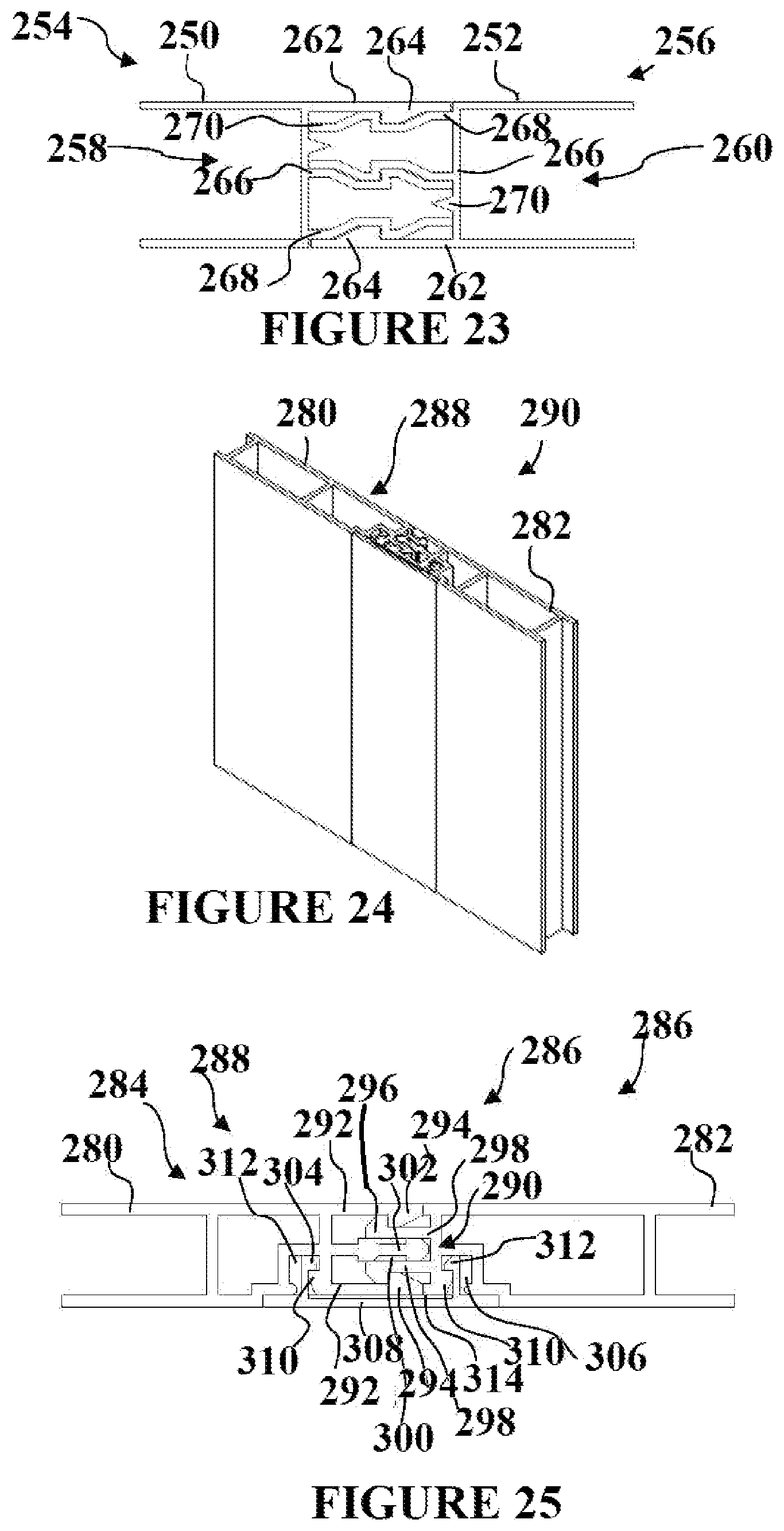 Patent US11773608 Figure 8 – Support structure assembly