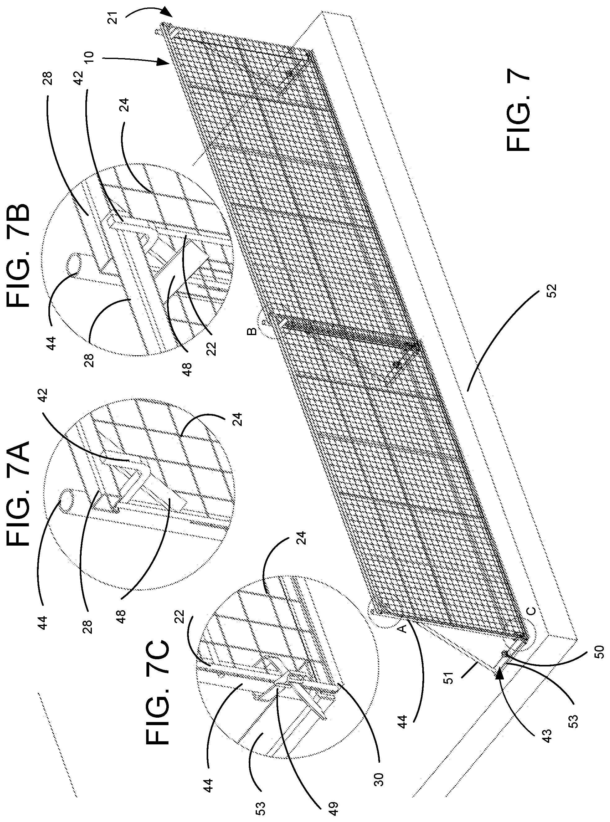 Patent US11773609 Figure 12 – Safety fence assembly