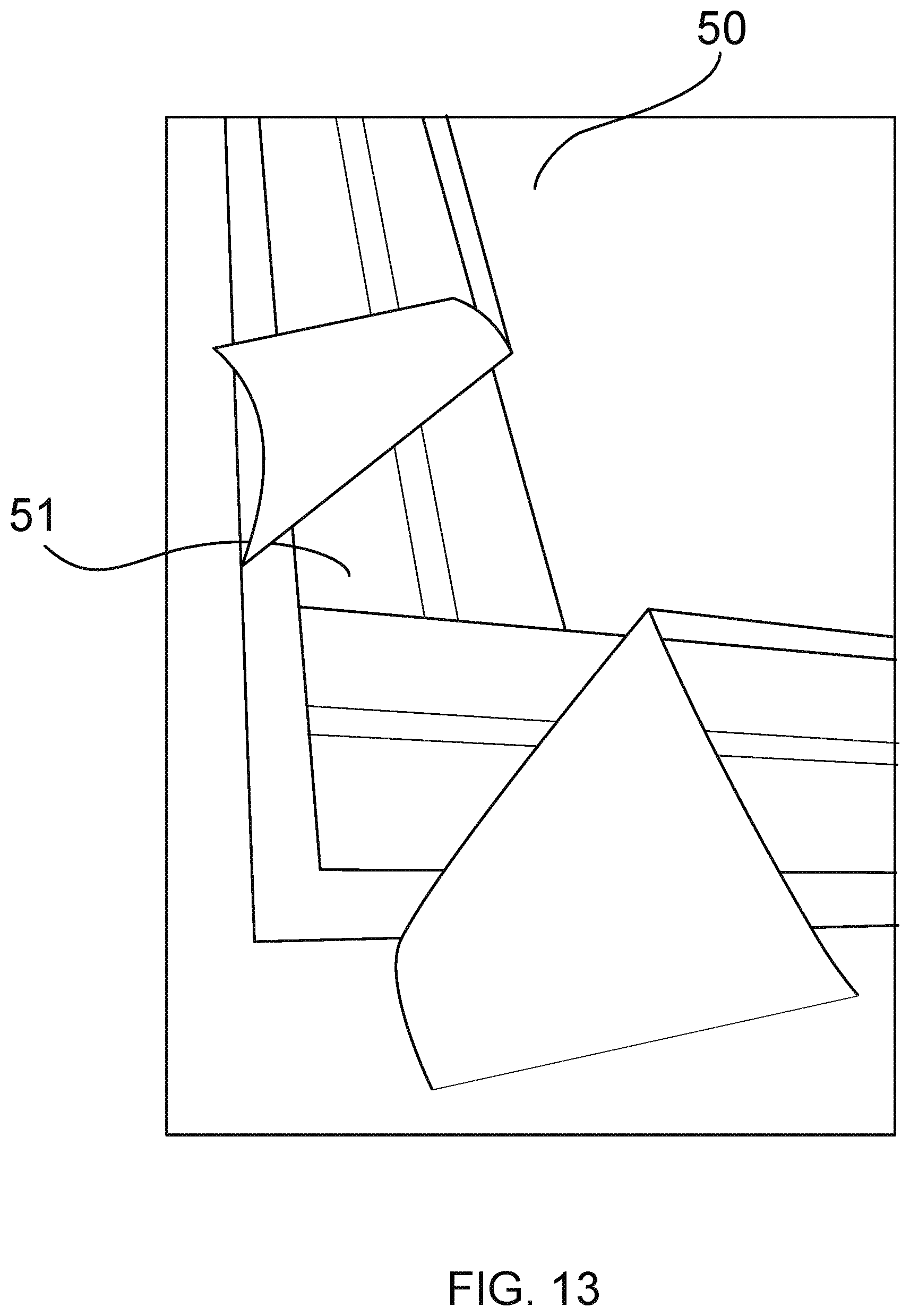 Patent US11773611 Figure 13 – Protective roof tarp and associated methods