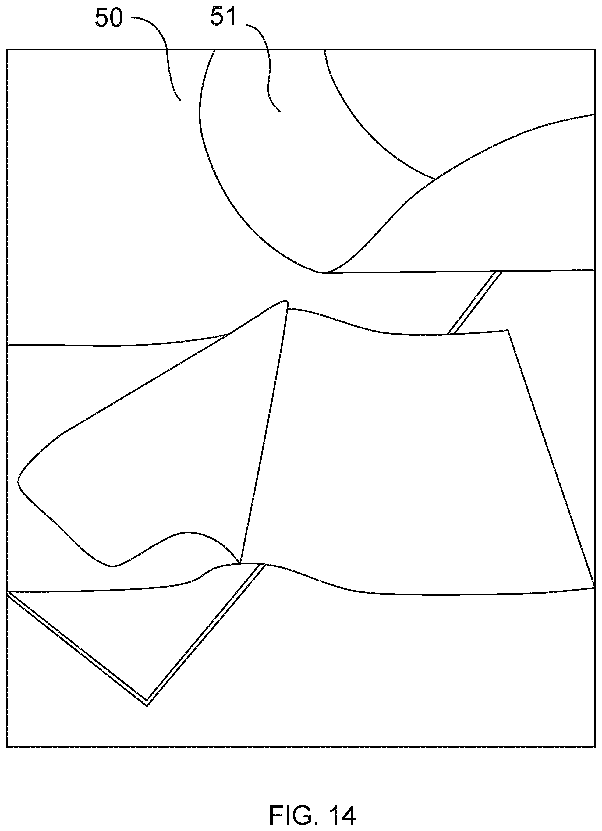 Patent US11773611 Figure 14 – Protective roof tarp and associated methods