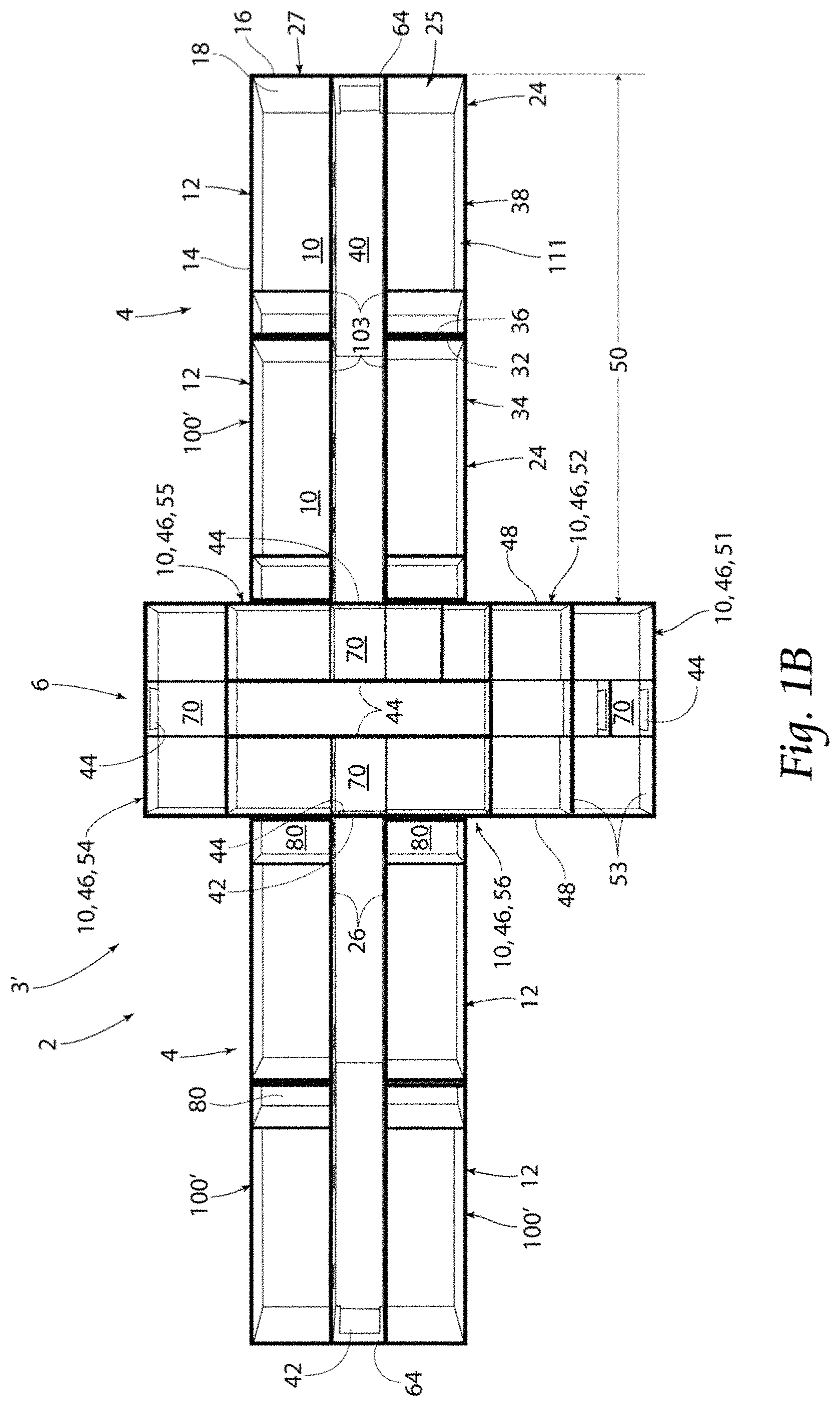 Patent US11773613 Figure 2 – Modular configurable hospital system and method