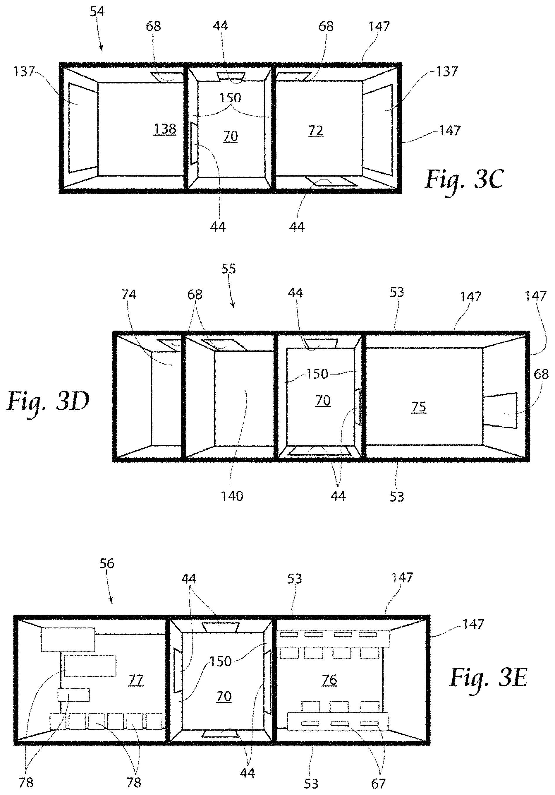 Patent US11773613 Figure 5 – Modular configurable hospital system and method