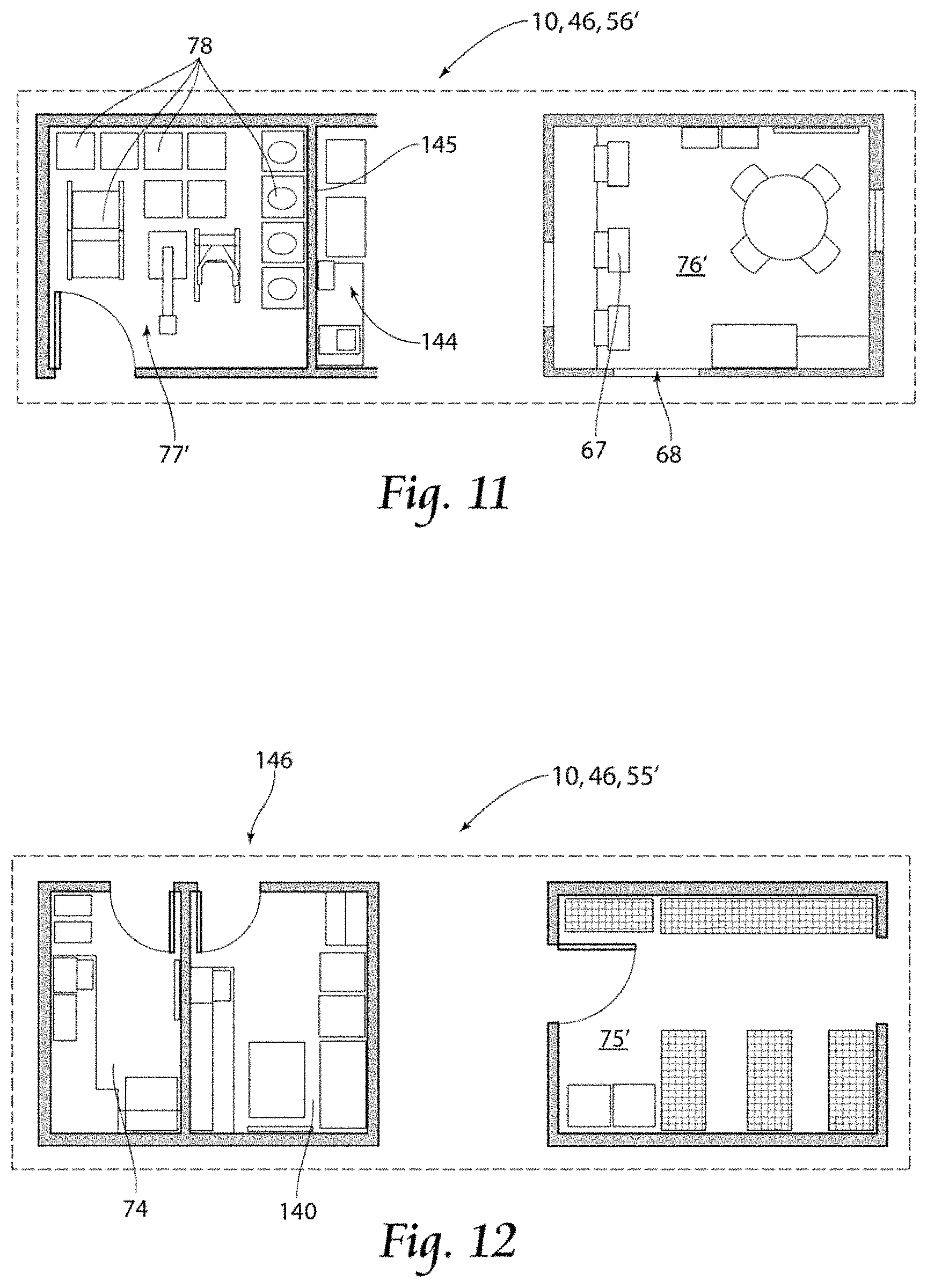 Patent US11773613 Figure 18 – Modular configurable hospital system and method