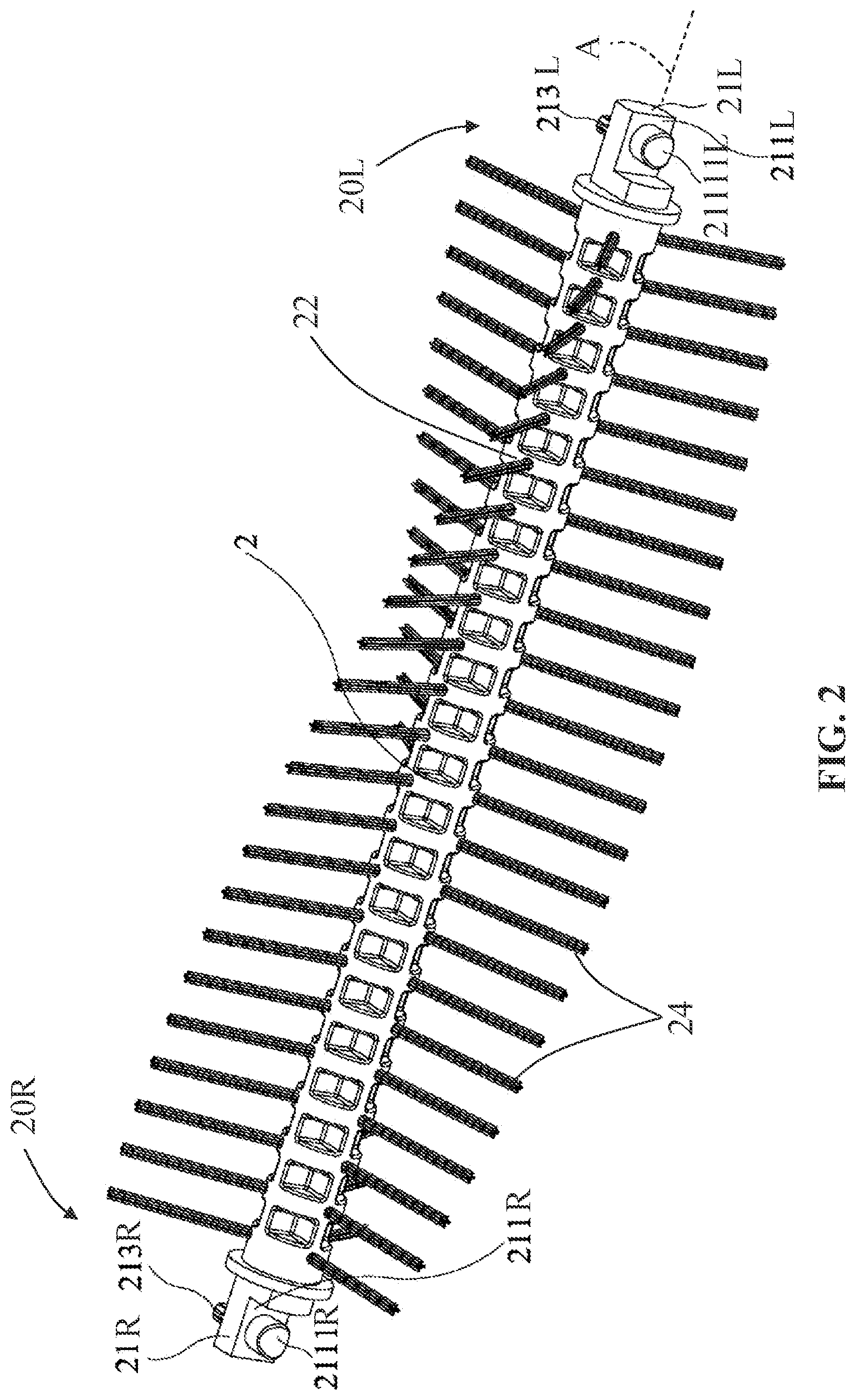 Patent US11773614 Figure 2 – Pool cleaner with releasable brush assembly