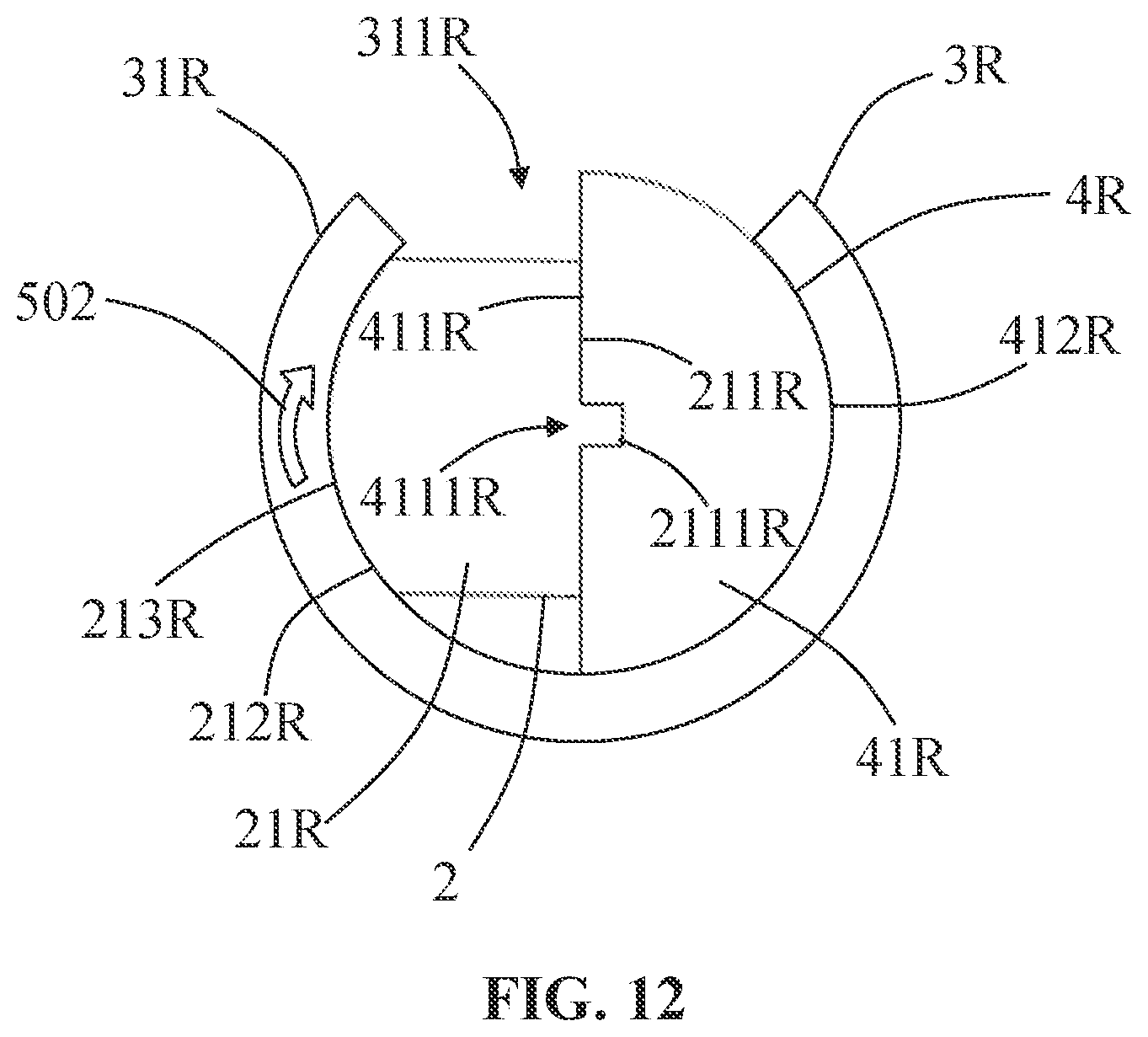 Patent US11773614 Figure 12 – Pool cleaner with releasable brush assembly