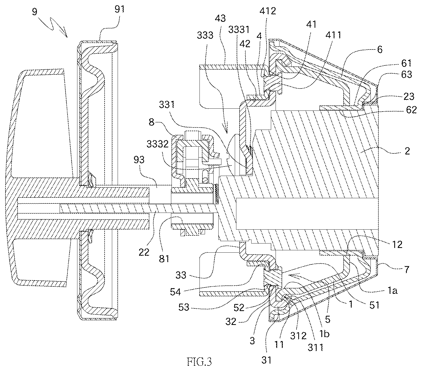 Patent US11773620 Figure 3 – Auxiliary lock with reinforcement structure