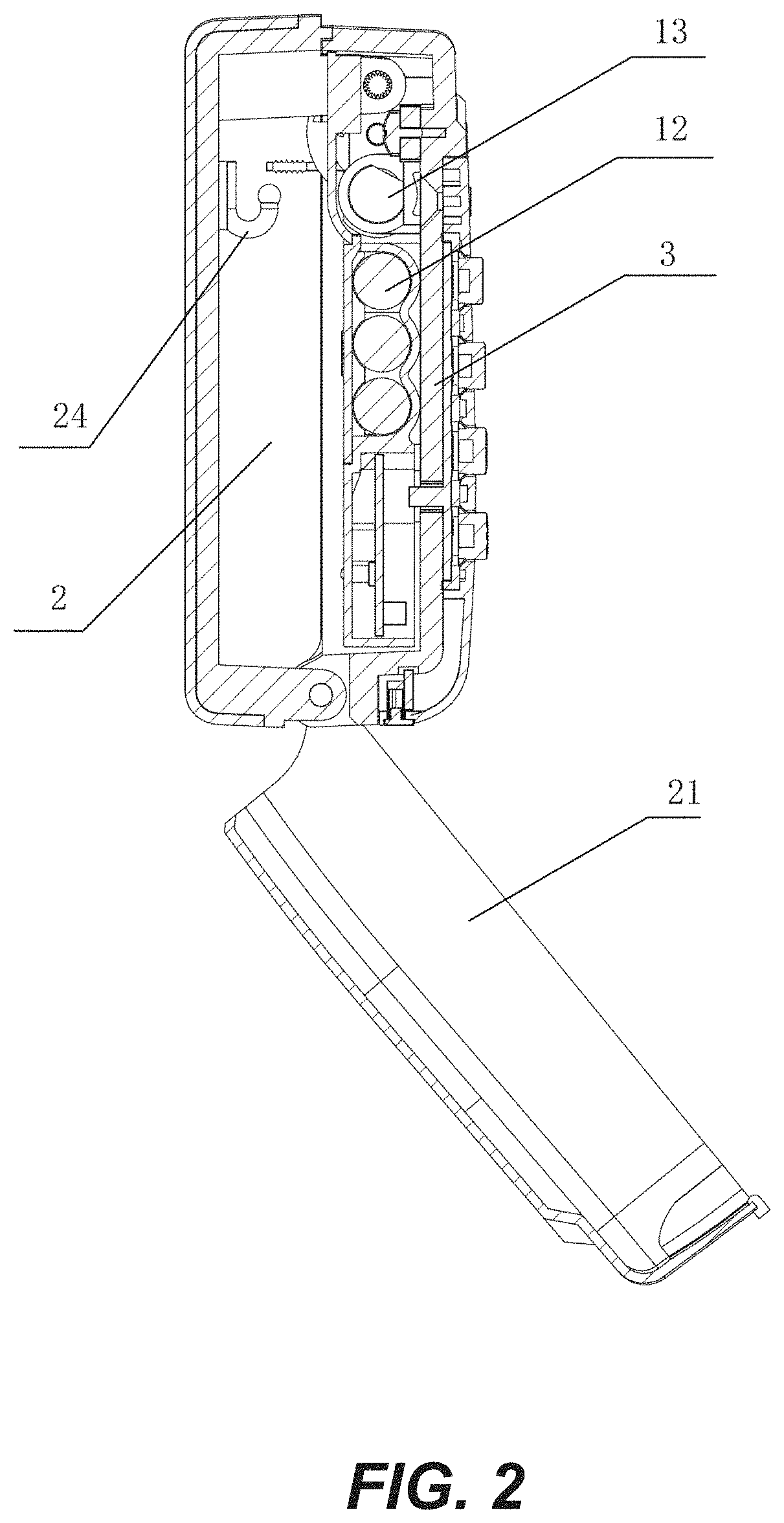Patent US11773621 Figure 2 – Electronic key storage case
