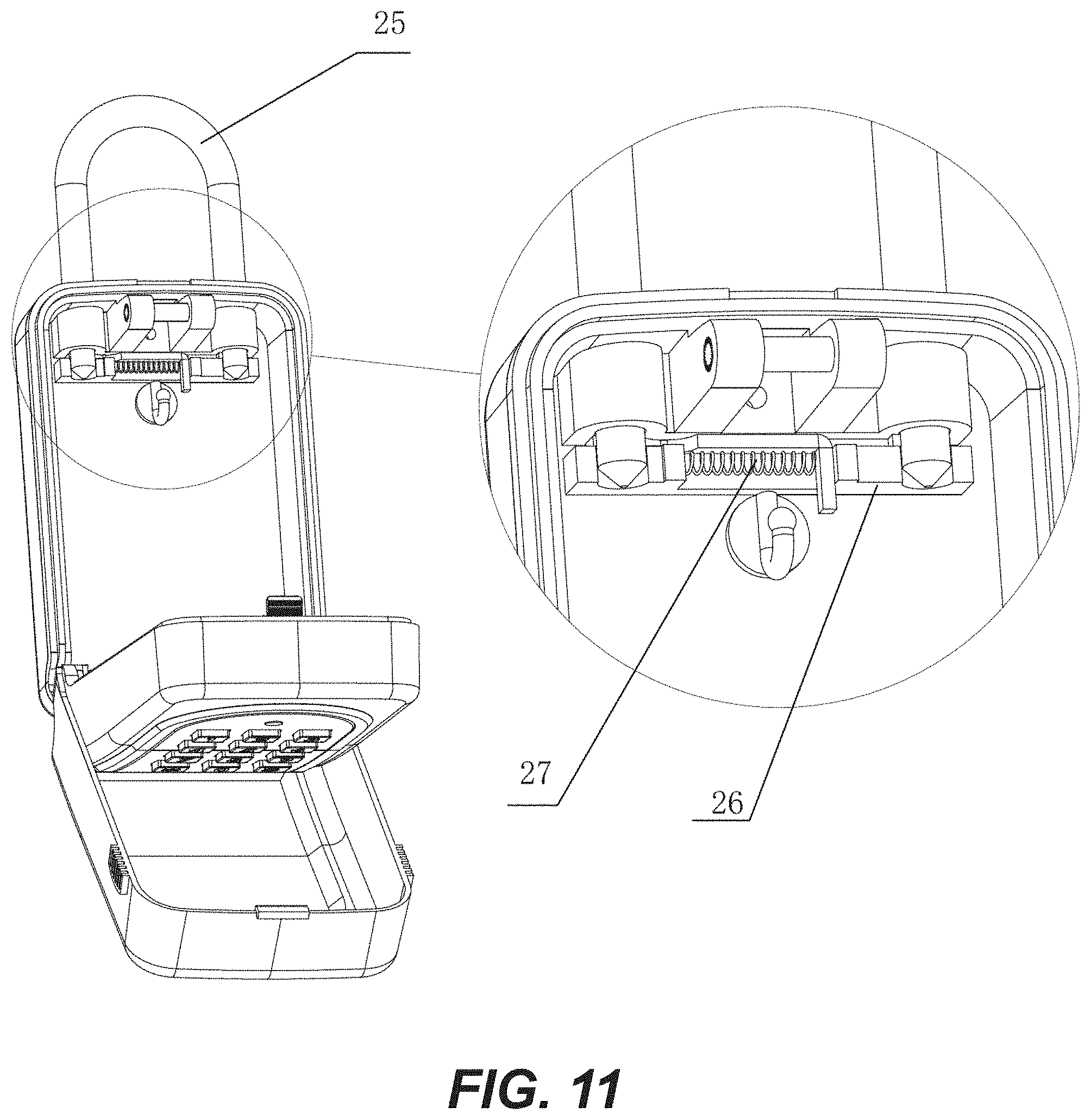 Patent US11773621 Figure 9 – Electronic key storage case