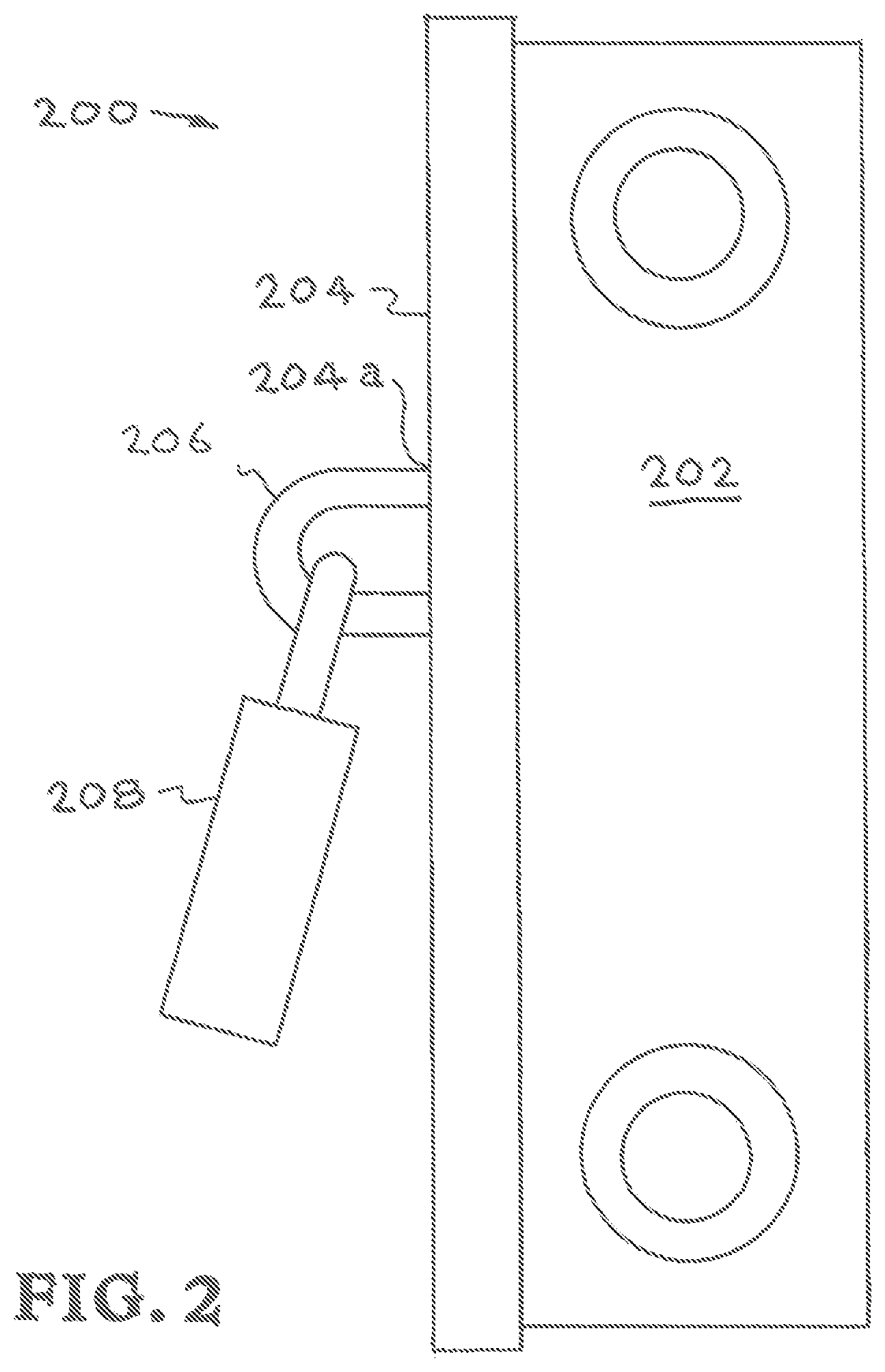 Patent US11773627 Figure 2 – Lock out tag out padlock