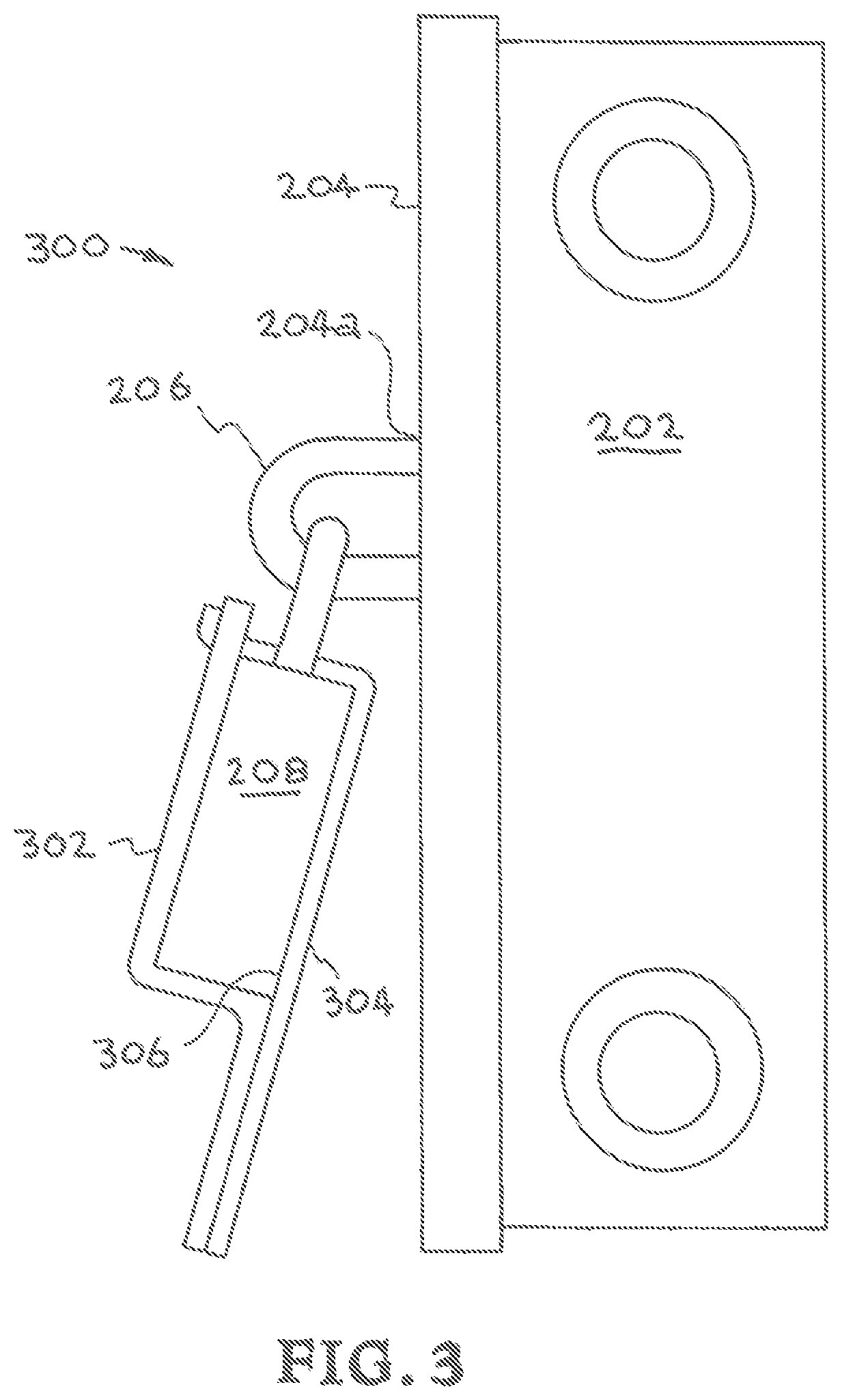 Patent US11773627 Figure 3 – Lock out tag out padlock