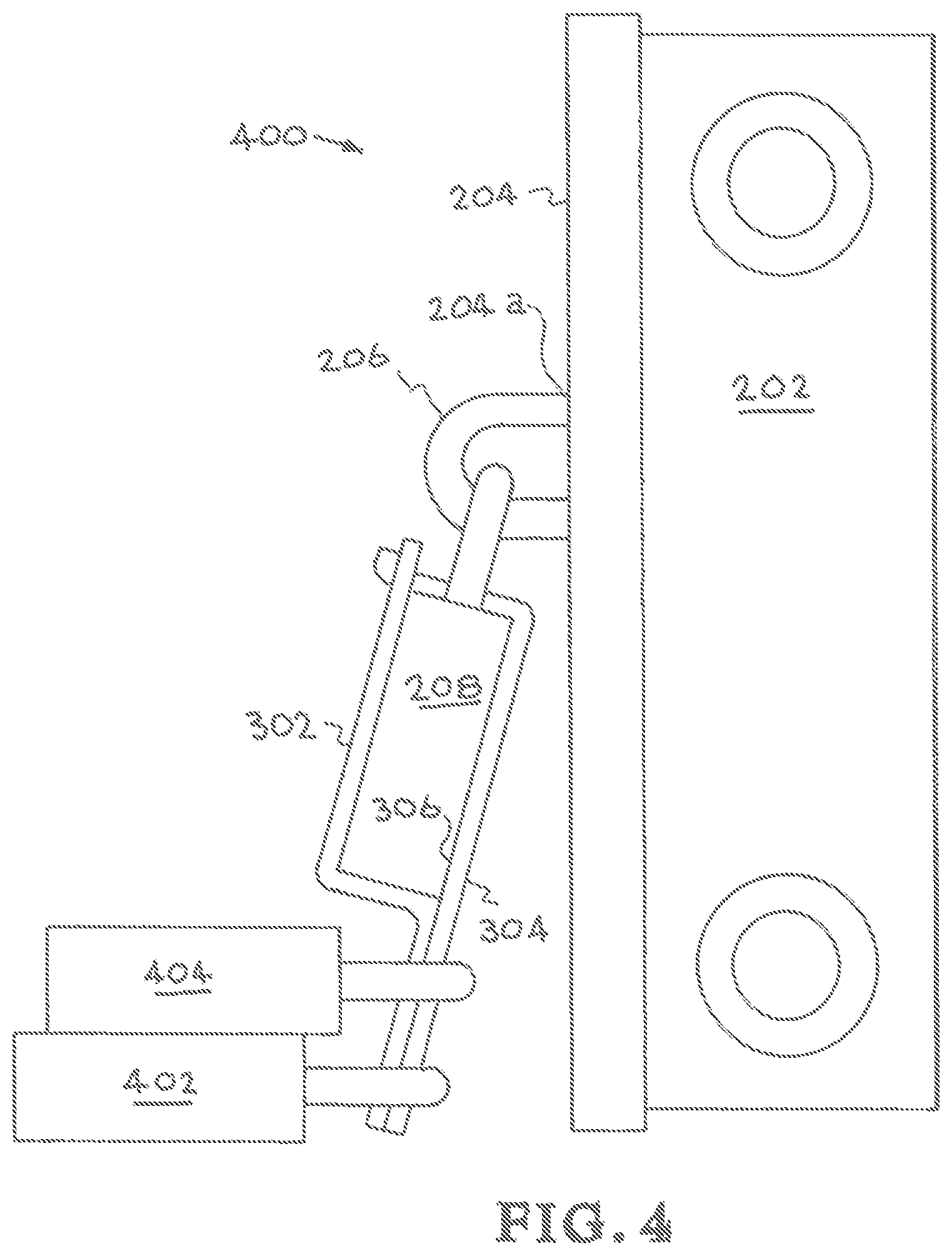 Patent US11773627 Figure 4 – Lock out tag out padlock