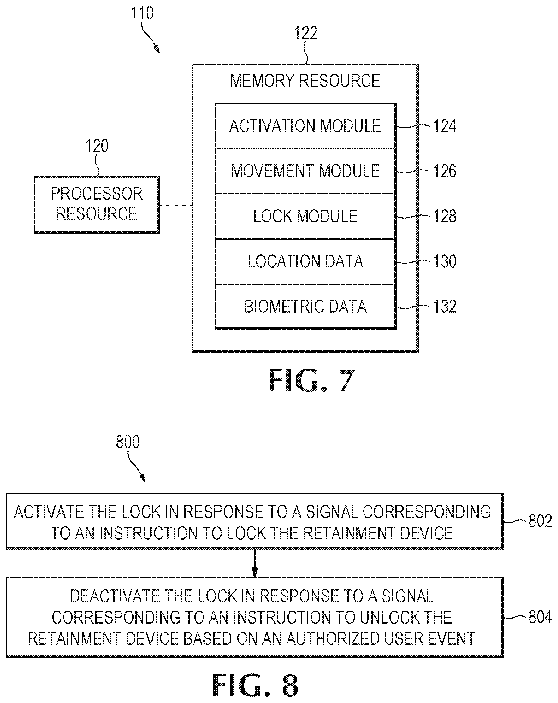 Patent US11773628 Figure 6 – Hook with lock