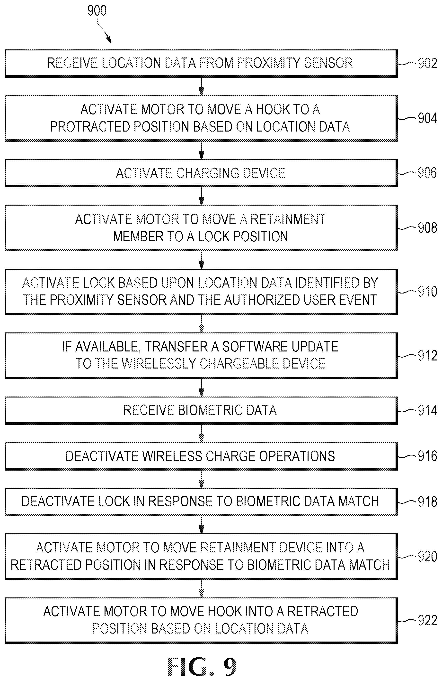 Patent US11773628 Figure 7 – Hook with lock