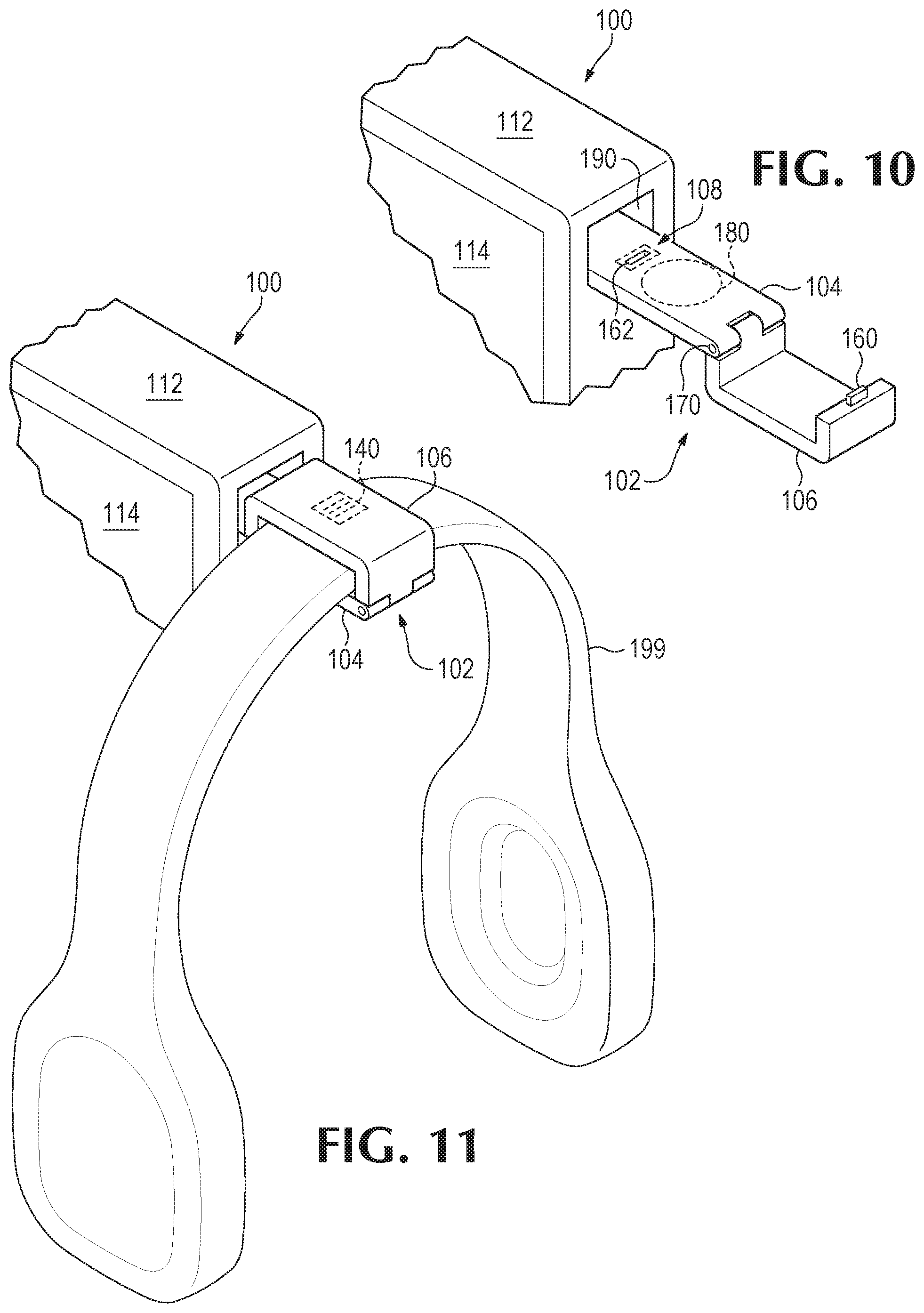 Patent US11773628 Figure 8 – Hook with lock