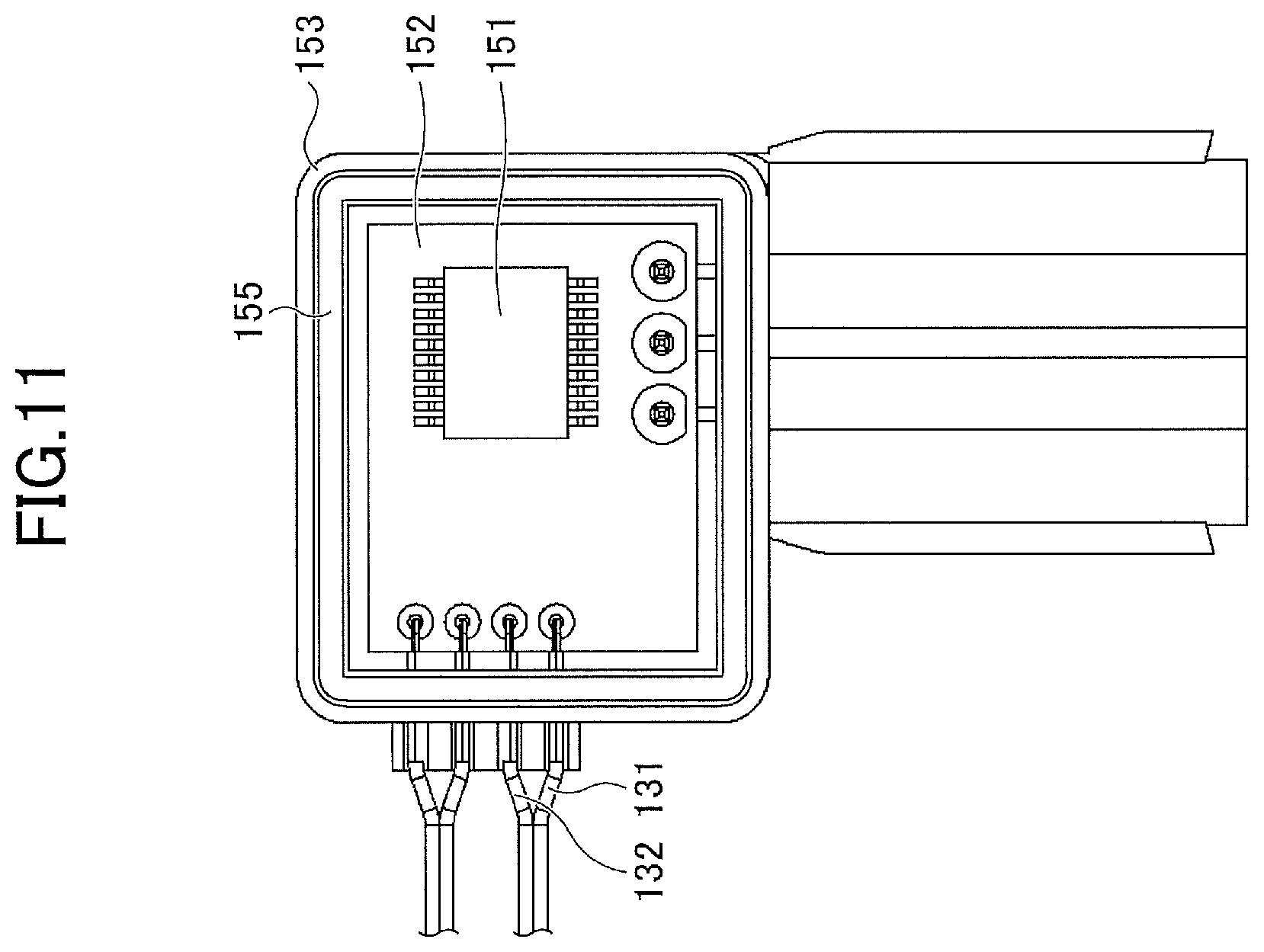 Patent US11773629 Figure 11 – Operation detection device and door handle