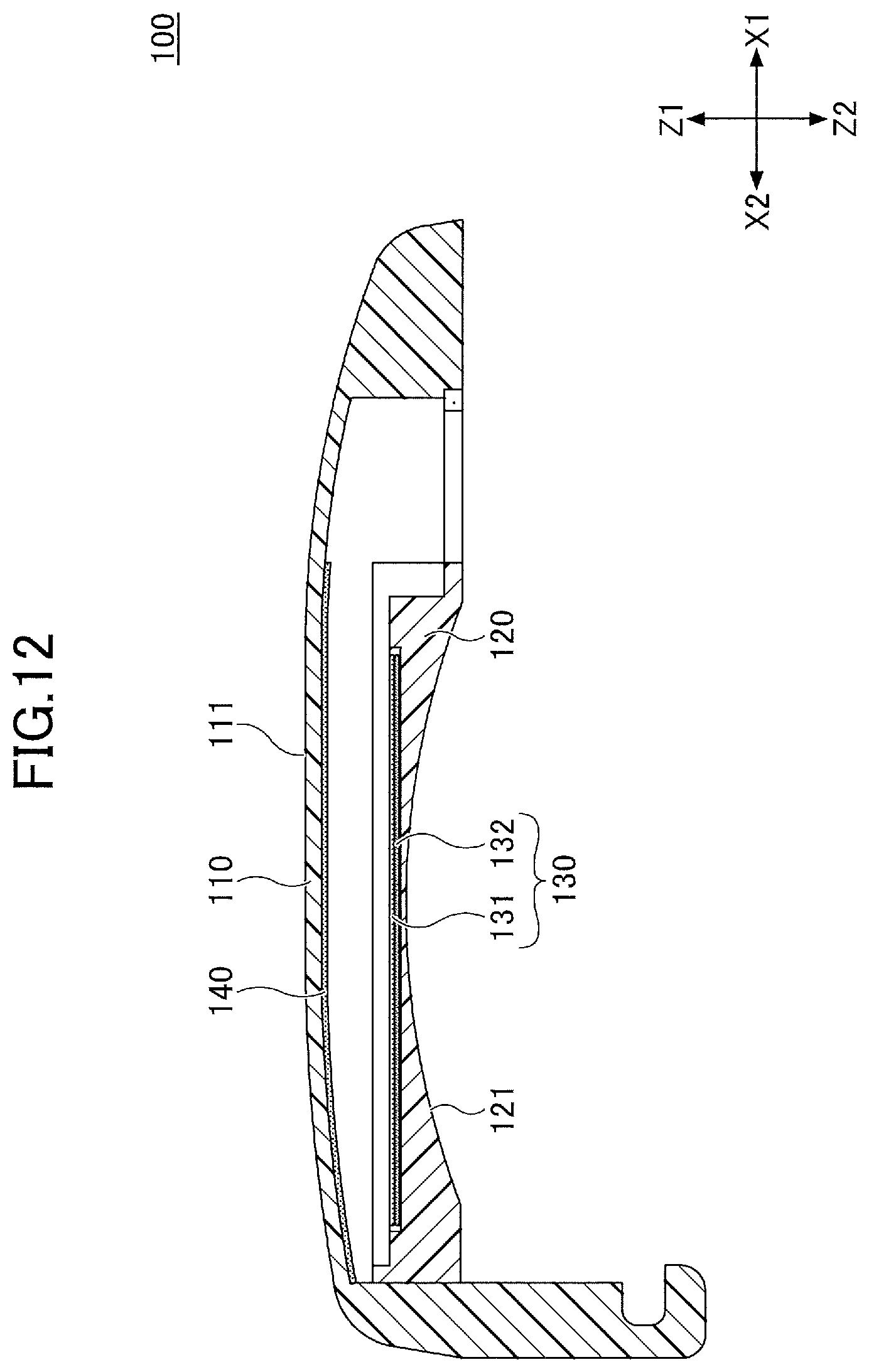 Patent US11773629 Figure 12 – Operation detection device and door handle