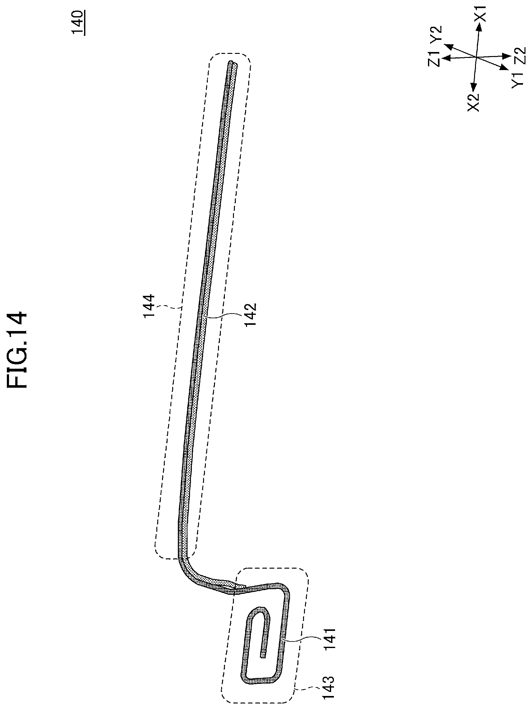 Patent US11773629 Figure 14 – Operation detection device and door handle