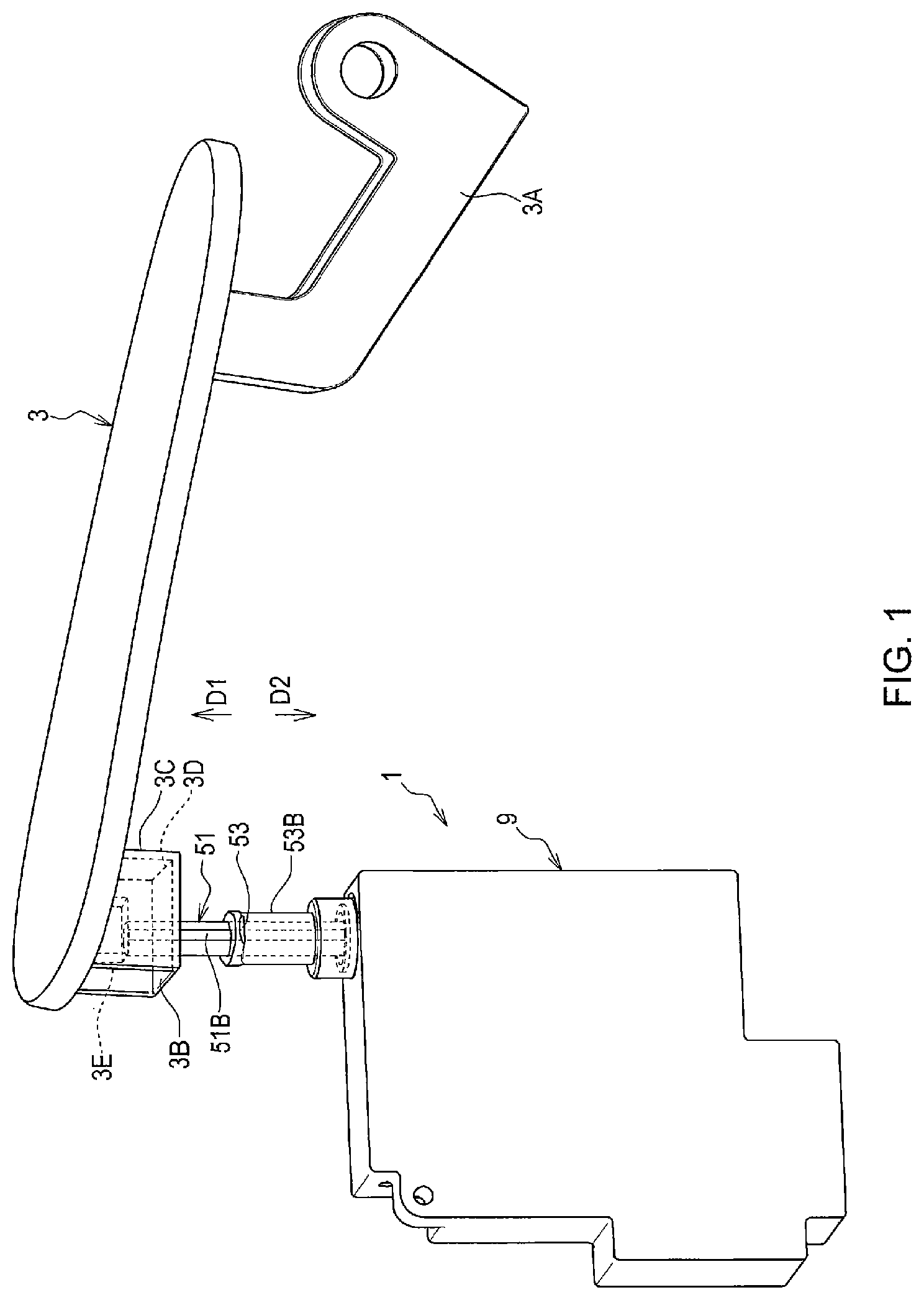 Patent US11773631 Figure 1 – Cover opening-closing device