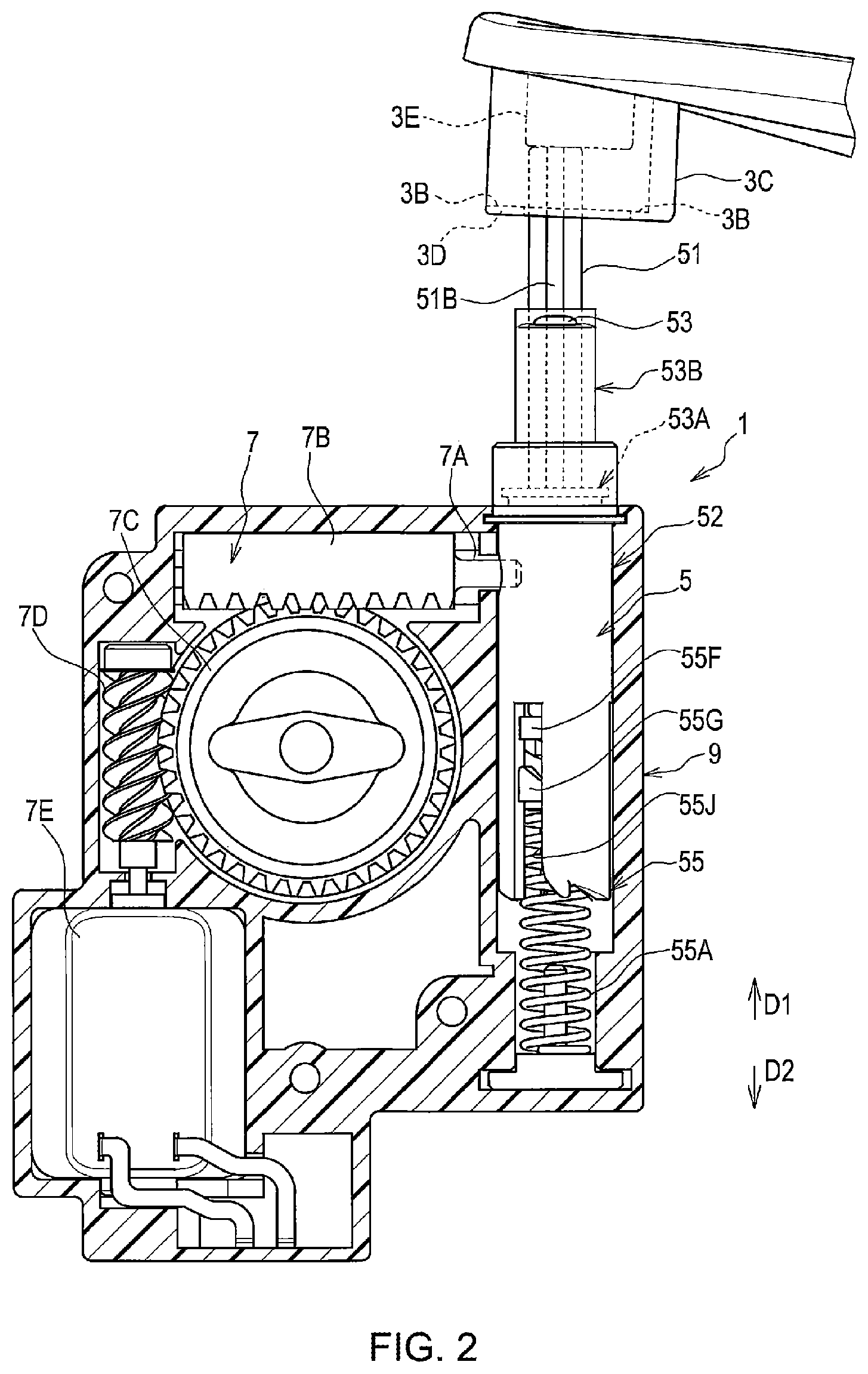 Patent US11773631 Figure 2 – Cover opening-closing device