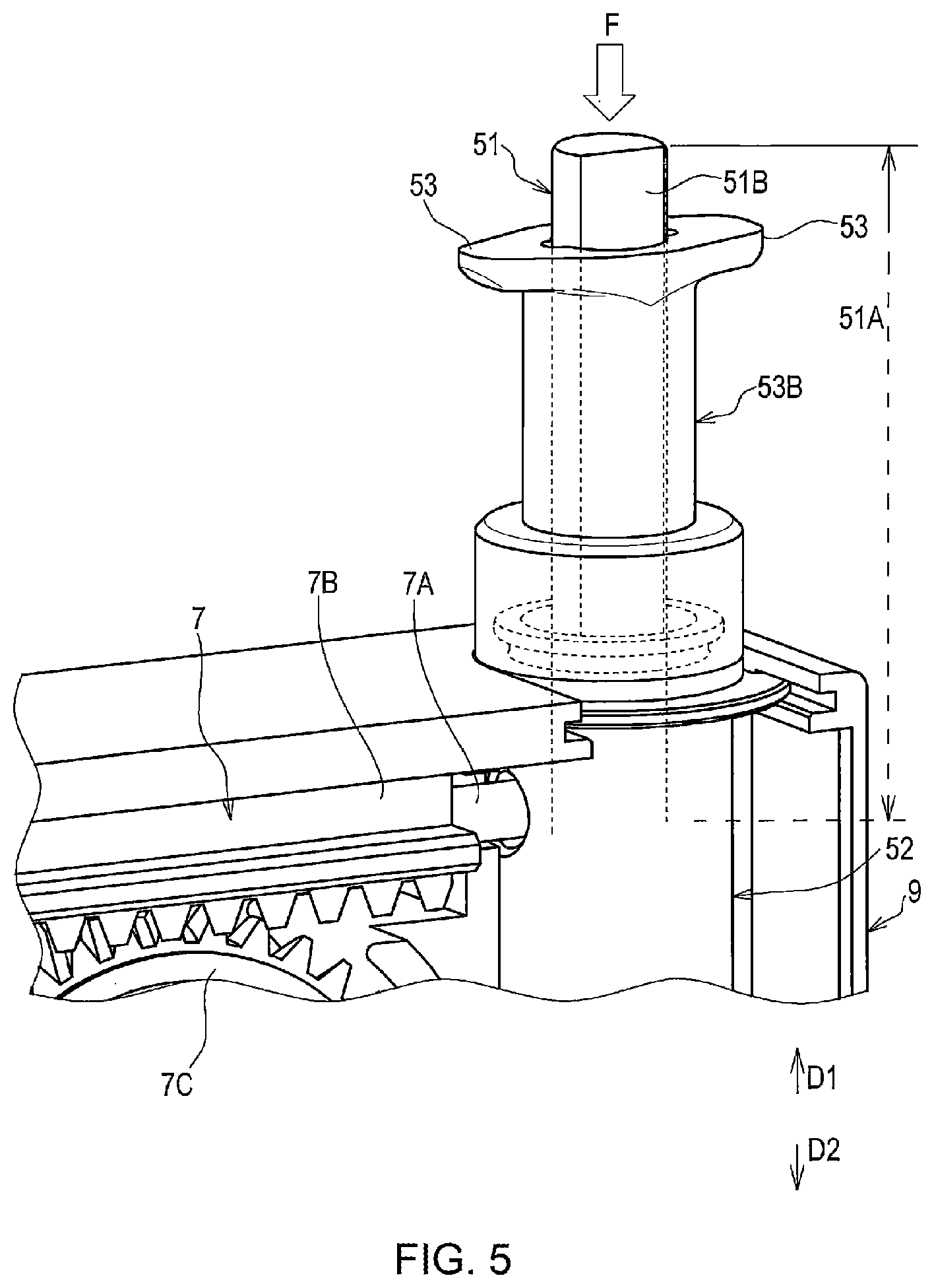 Patent US11773631 Figure 5 – Cover opening-closing device