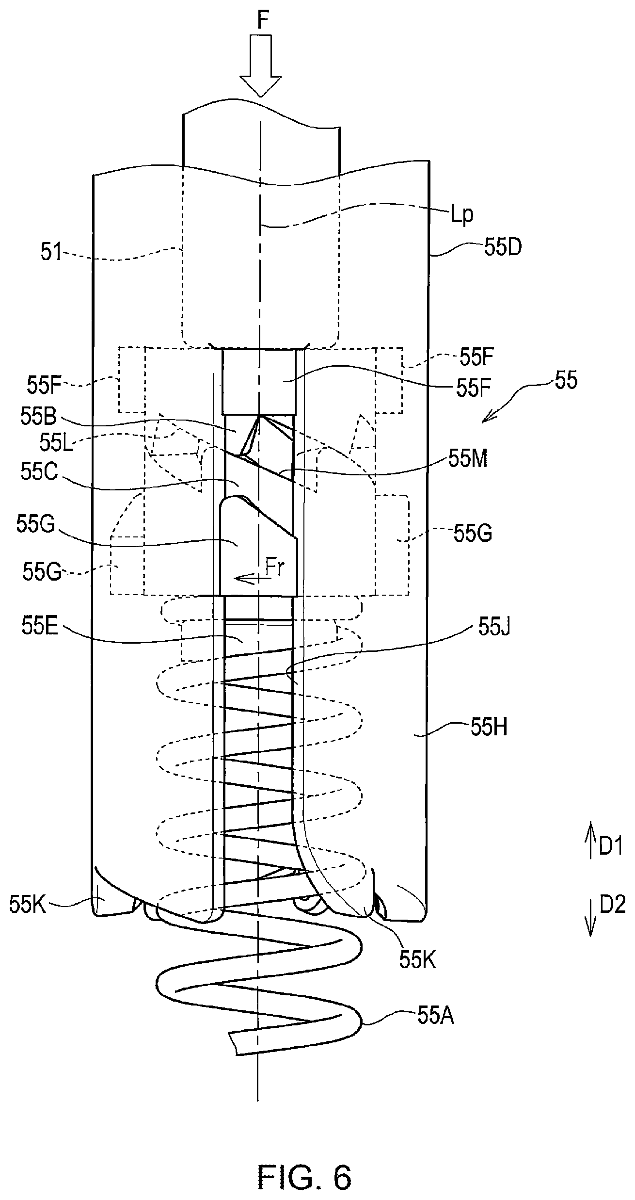 Patent US11773631 Figure 6 – Cover opening-closing device