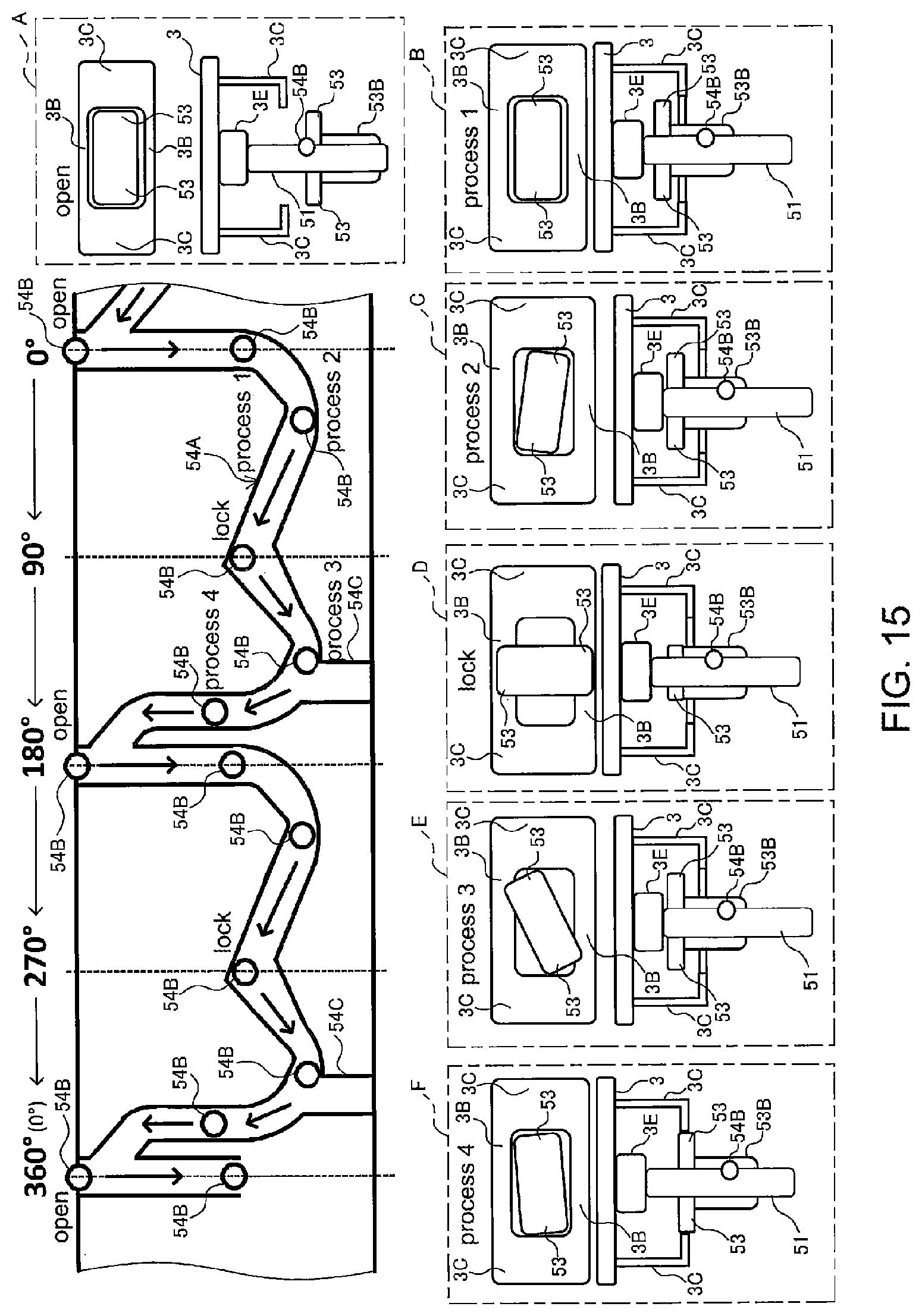 Patent US11773631 Figure 15 – Cover opening-closing device