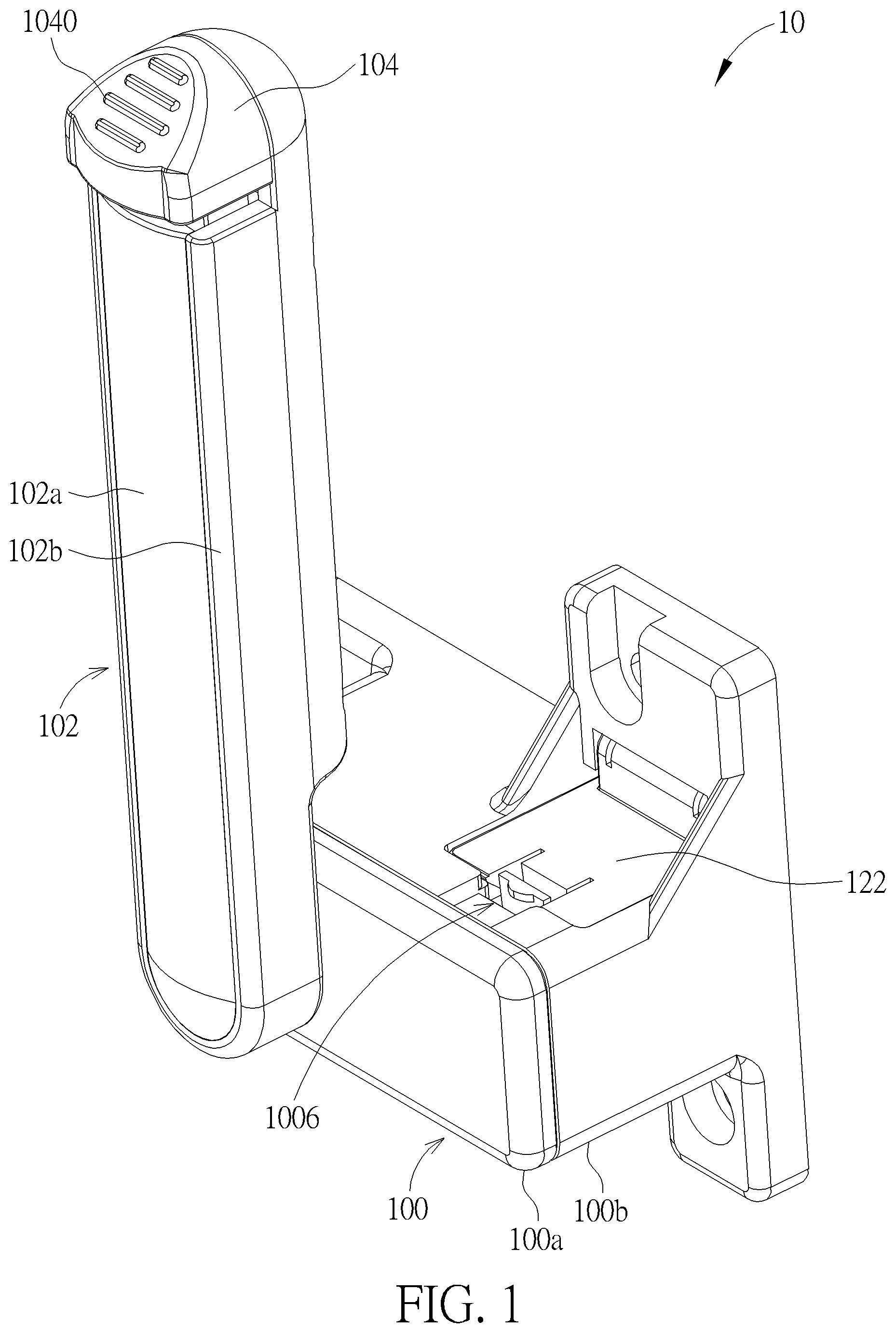Patent US11773633 Figure 1 – Unlock mechanism and server