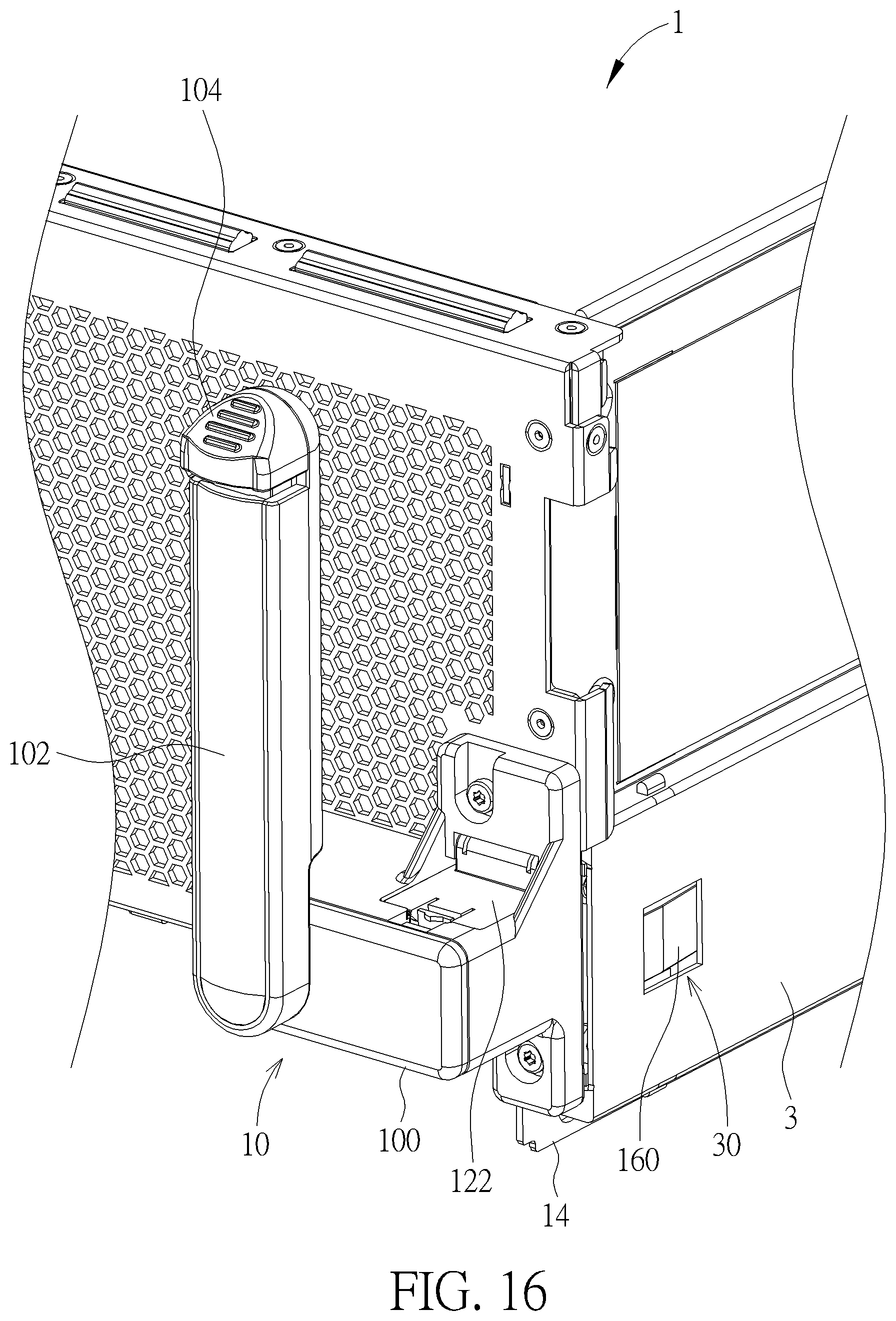 Patent US11773633 Figure 16 – Unlock mechanism and server