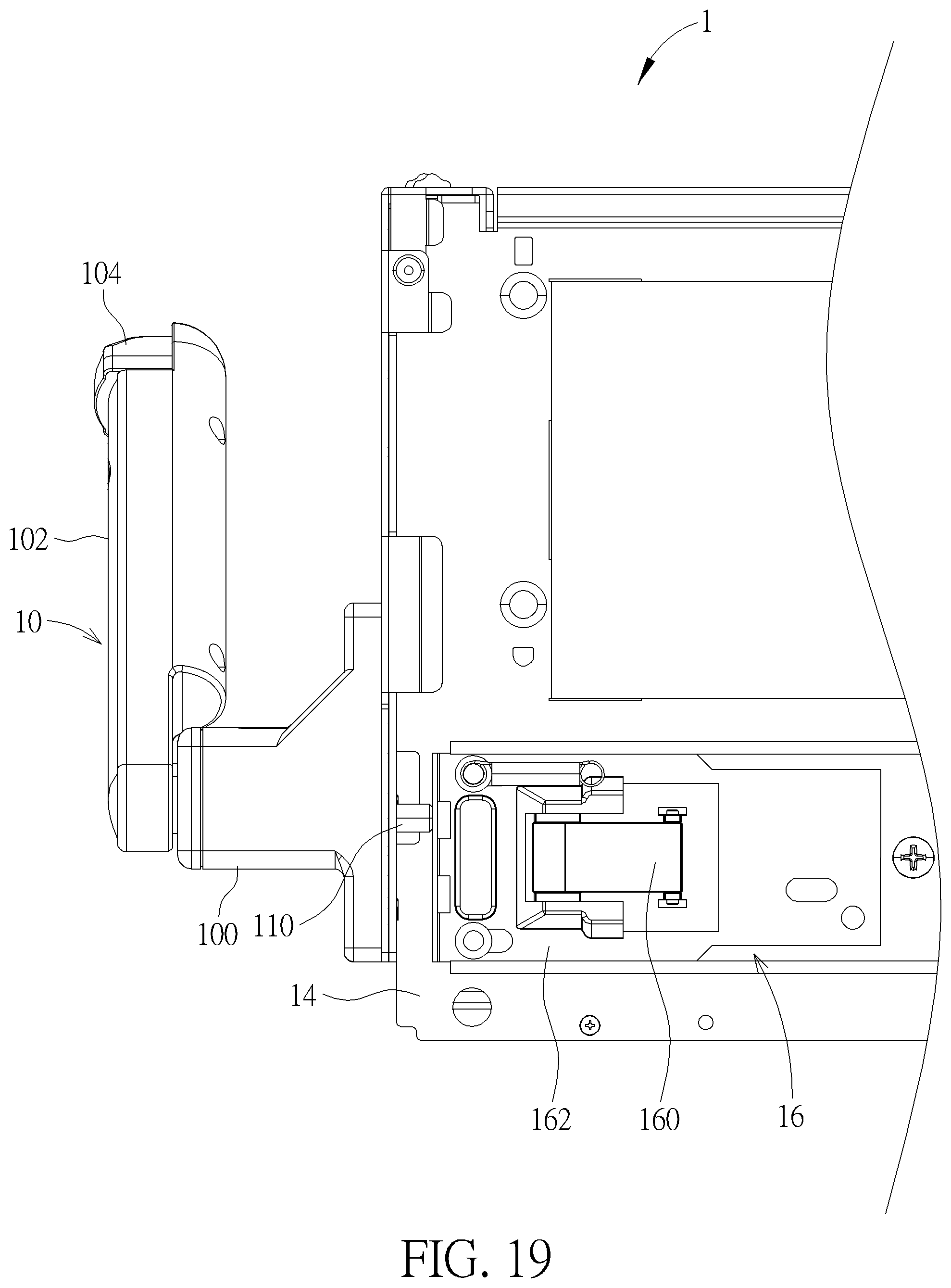 Patent US11773633 Figure 19 – Unlock mechanism and server