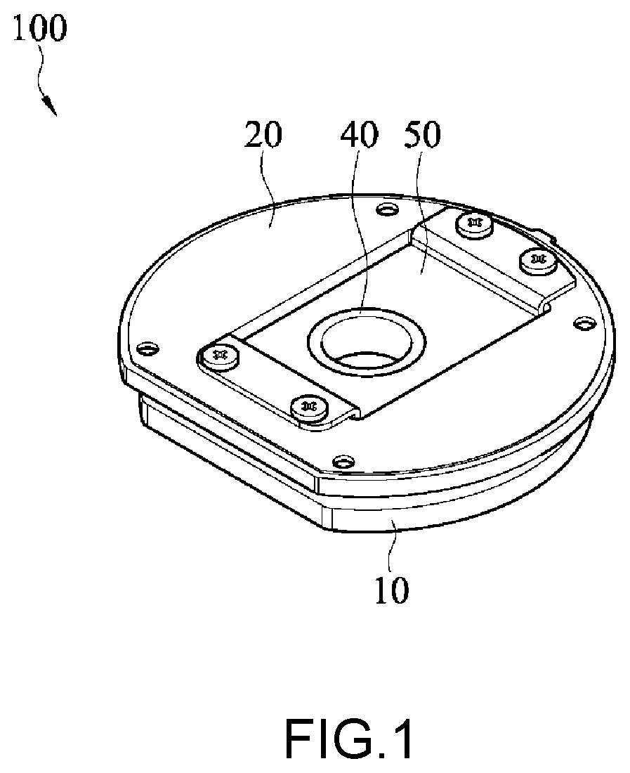 Patent US11773634 Figure 1 – Hollow hinge and electronic device