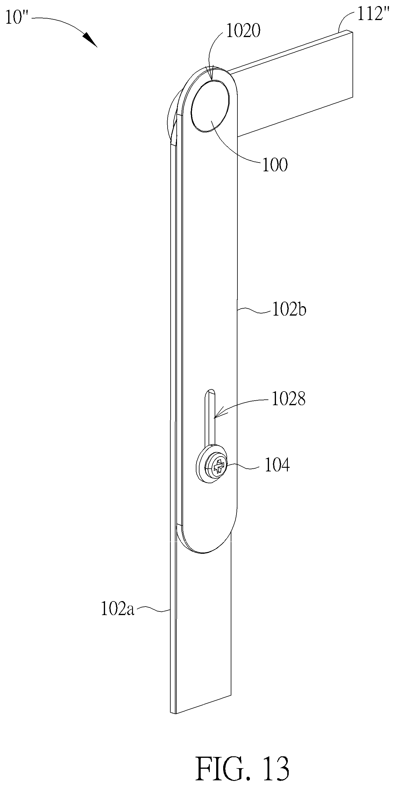 Patent US11773635 Figure 13 – Hinge module and electronic device