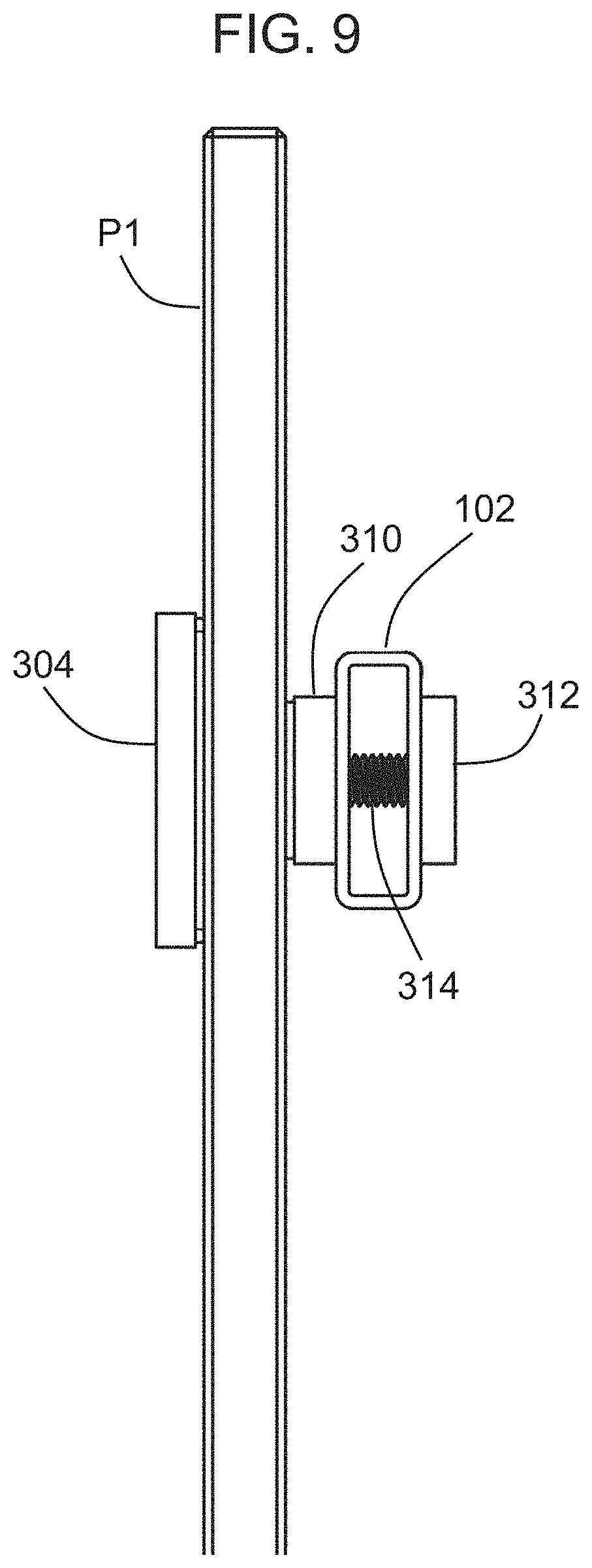 Patent US11773636 Figure 9 – Sliding panel system and method