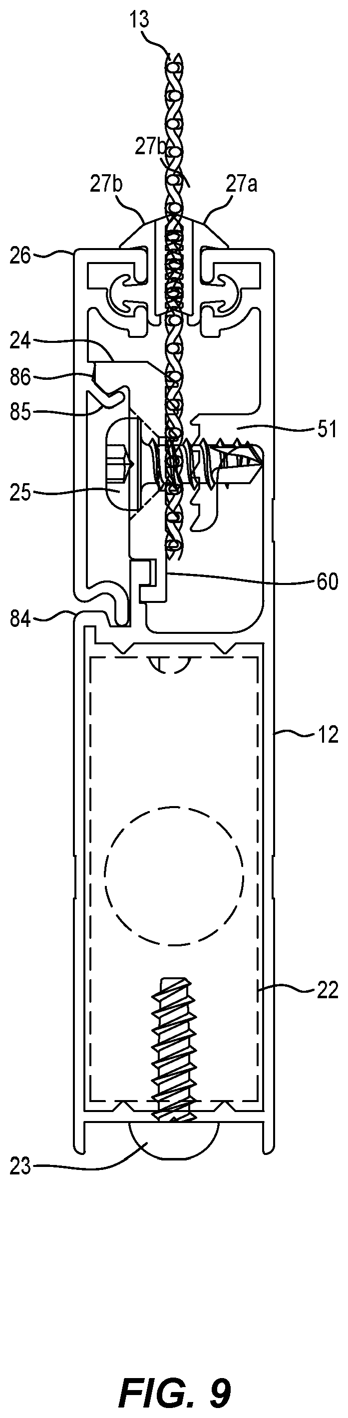 Patent US11773641 Figure 9 – Intruder resistant screen