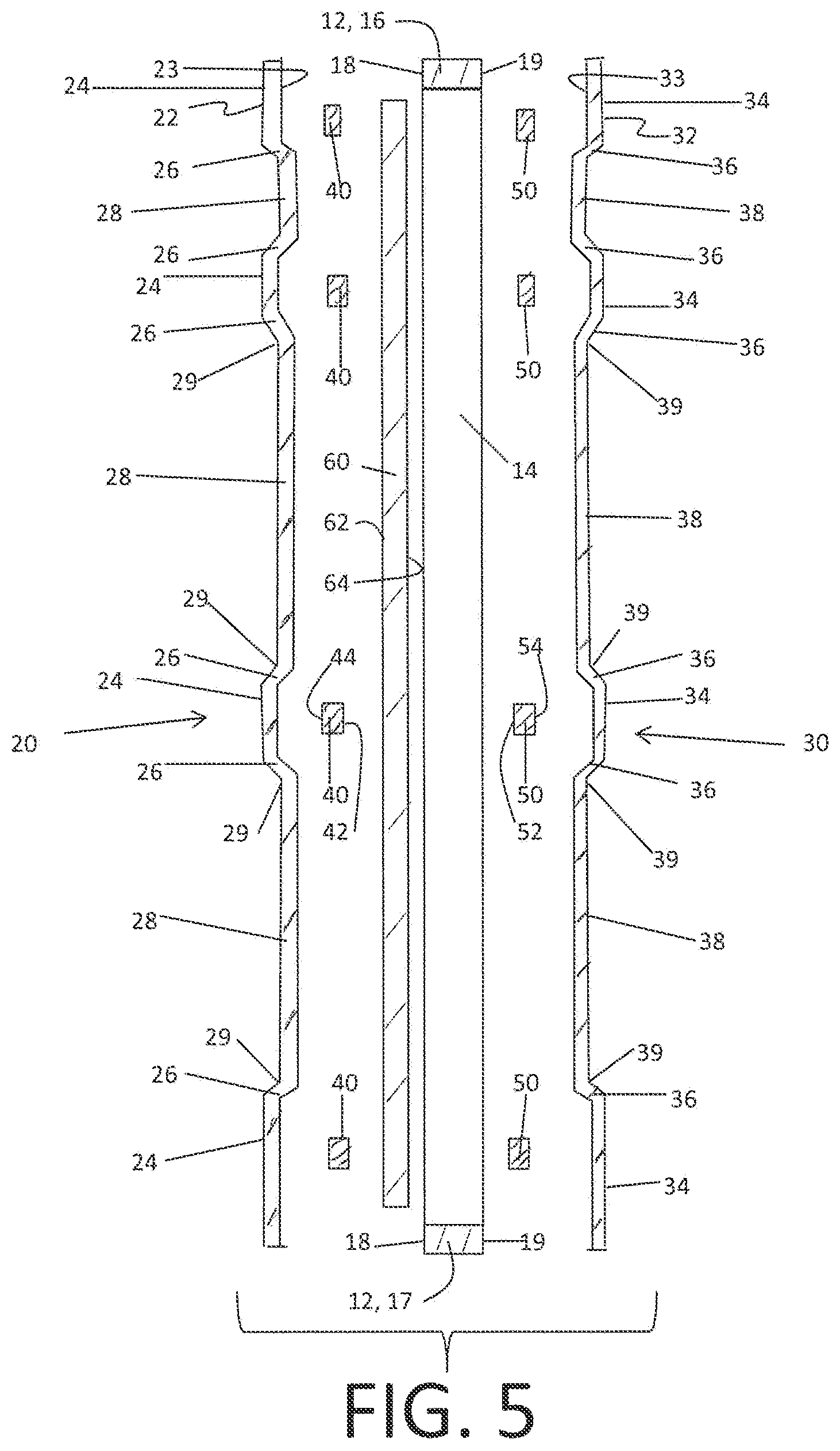 Patent US11773643 Figure 4 – Doors containing core inserts, and method of making the same