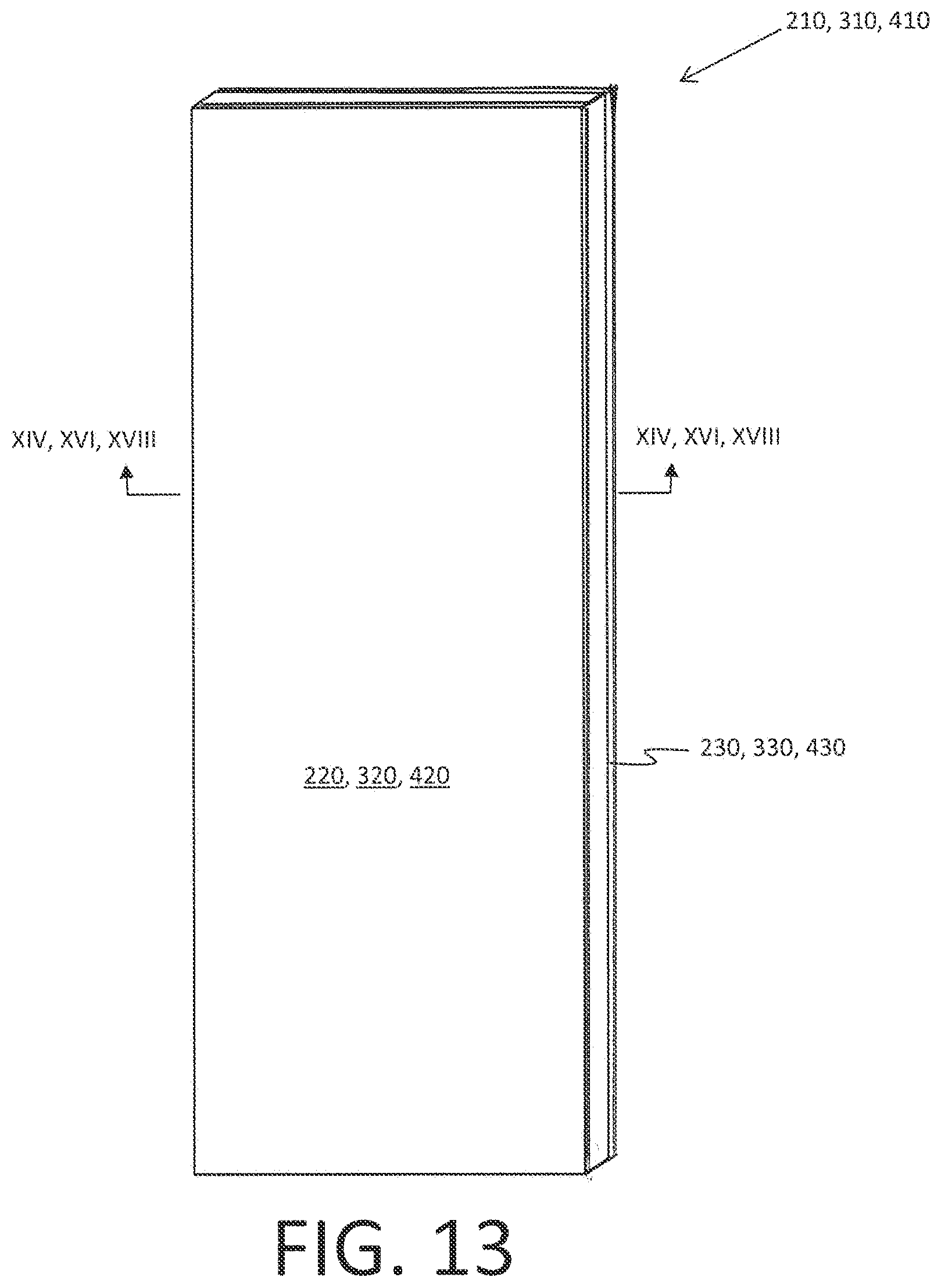 Patent US11773643 Figure 8 – Doors containing core inserts, and method of making the same