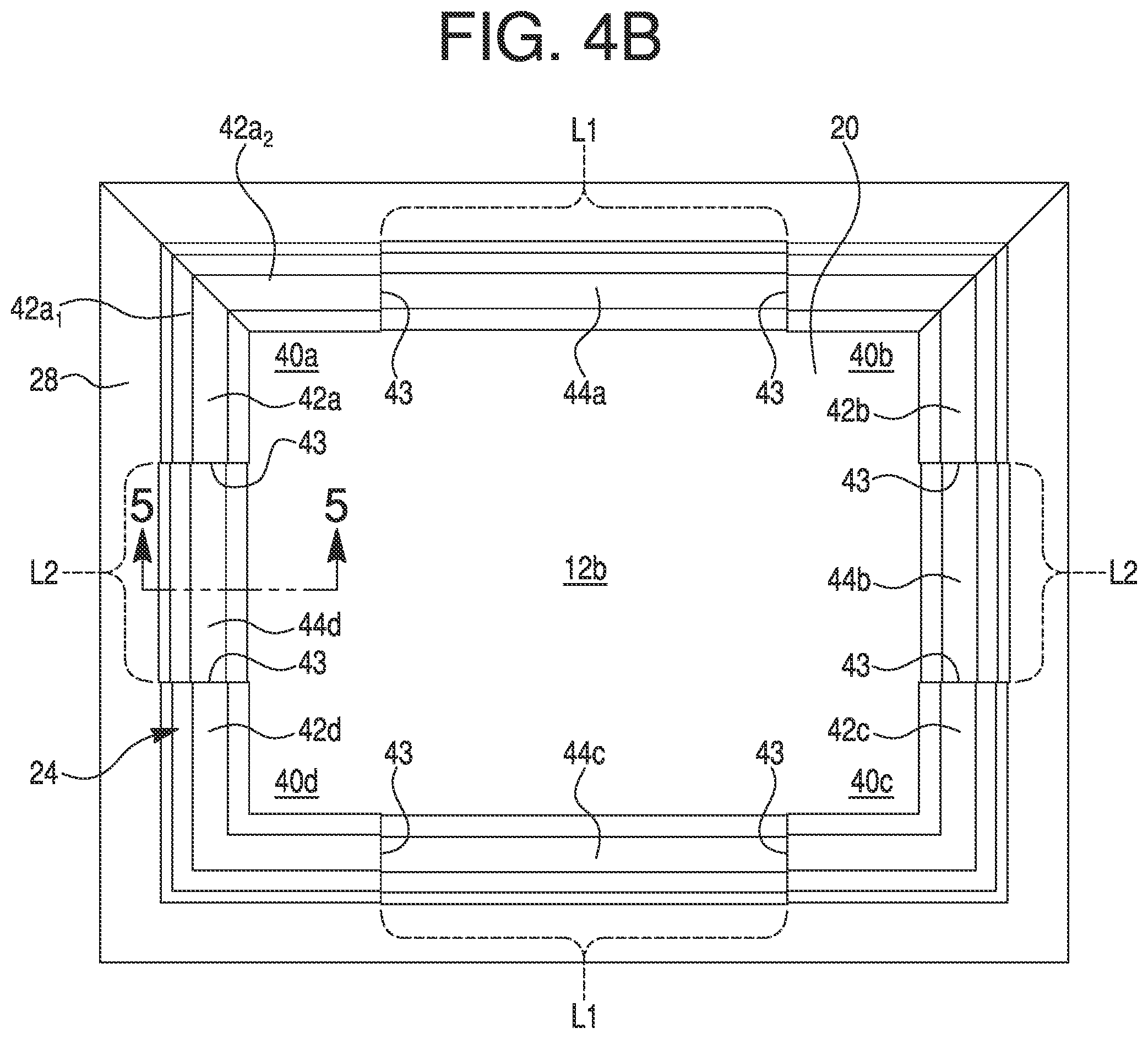 Patent US11773644 Figure 4 – Stackable molded articles, and related assemblies and methods