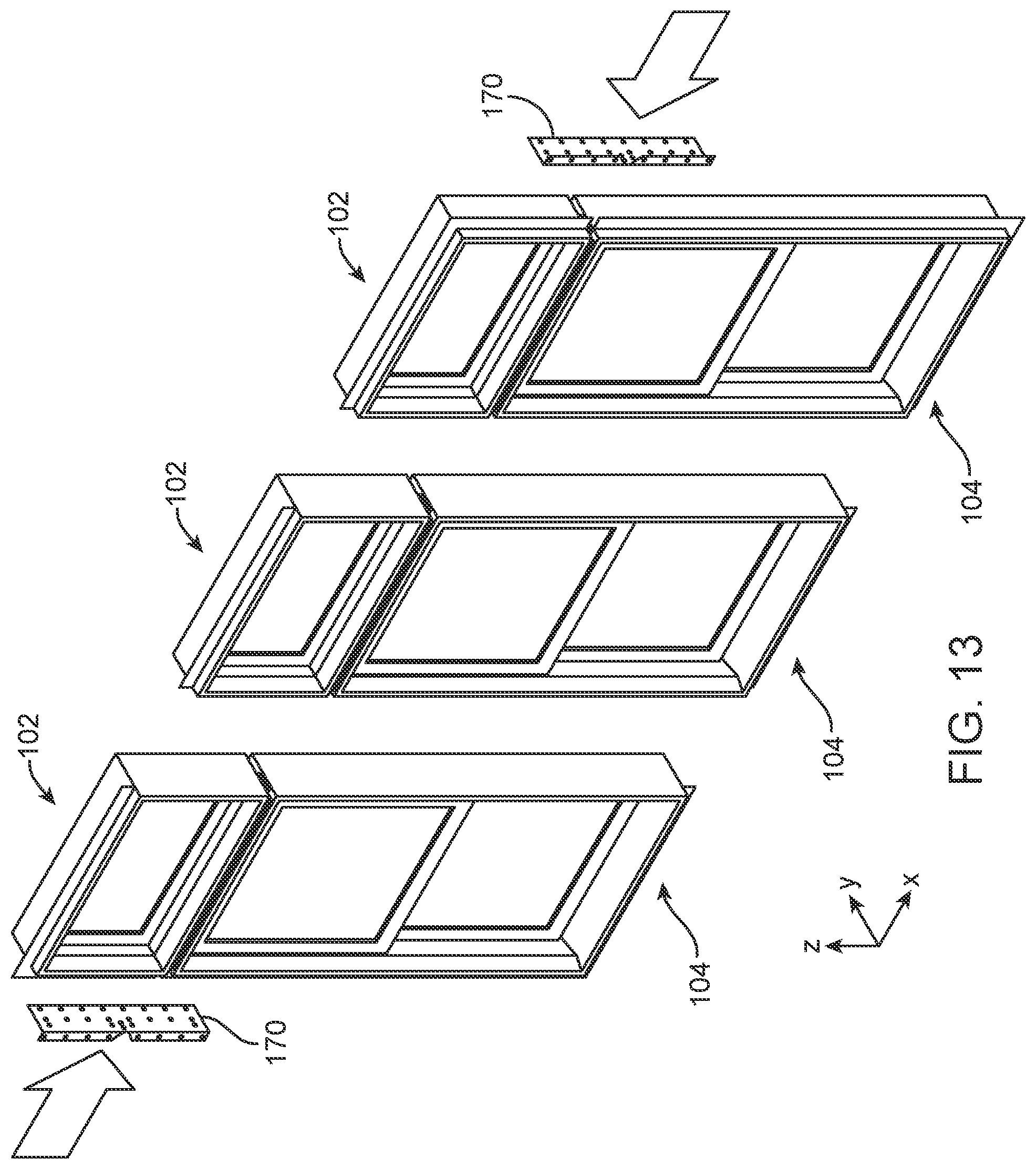 Patent US11773645 Figure 13 – Compound fenestration assembly mull joints and methods